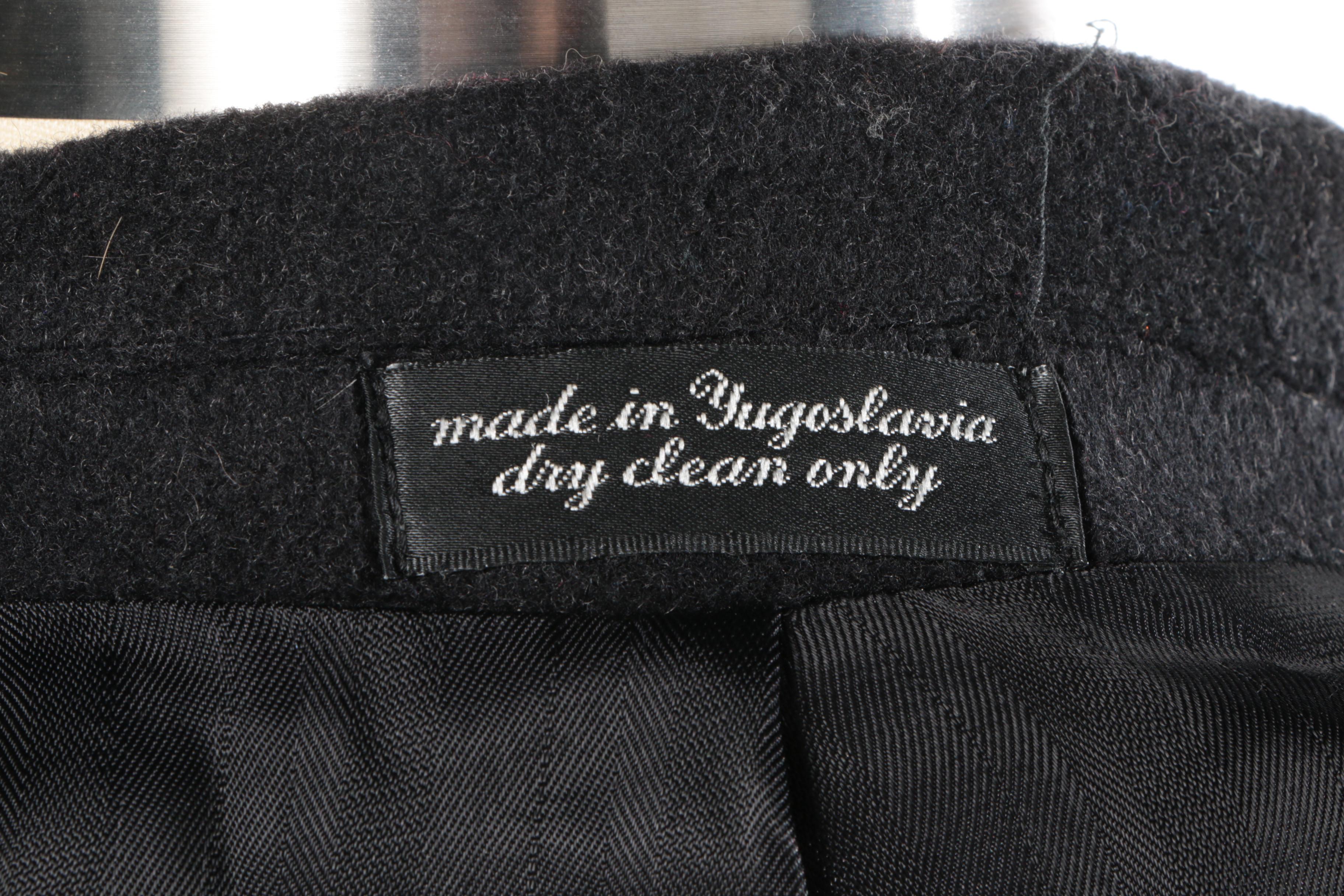 Gianfanco Ruffini Men's Black Over Coat