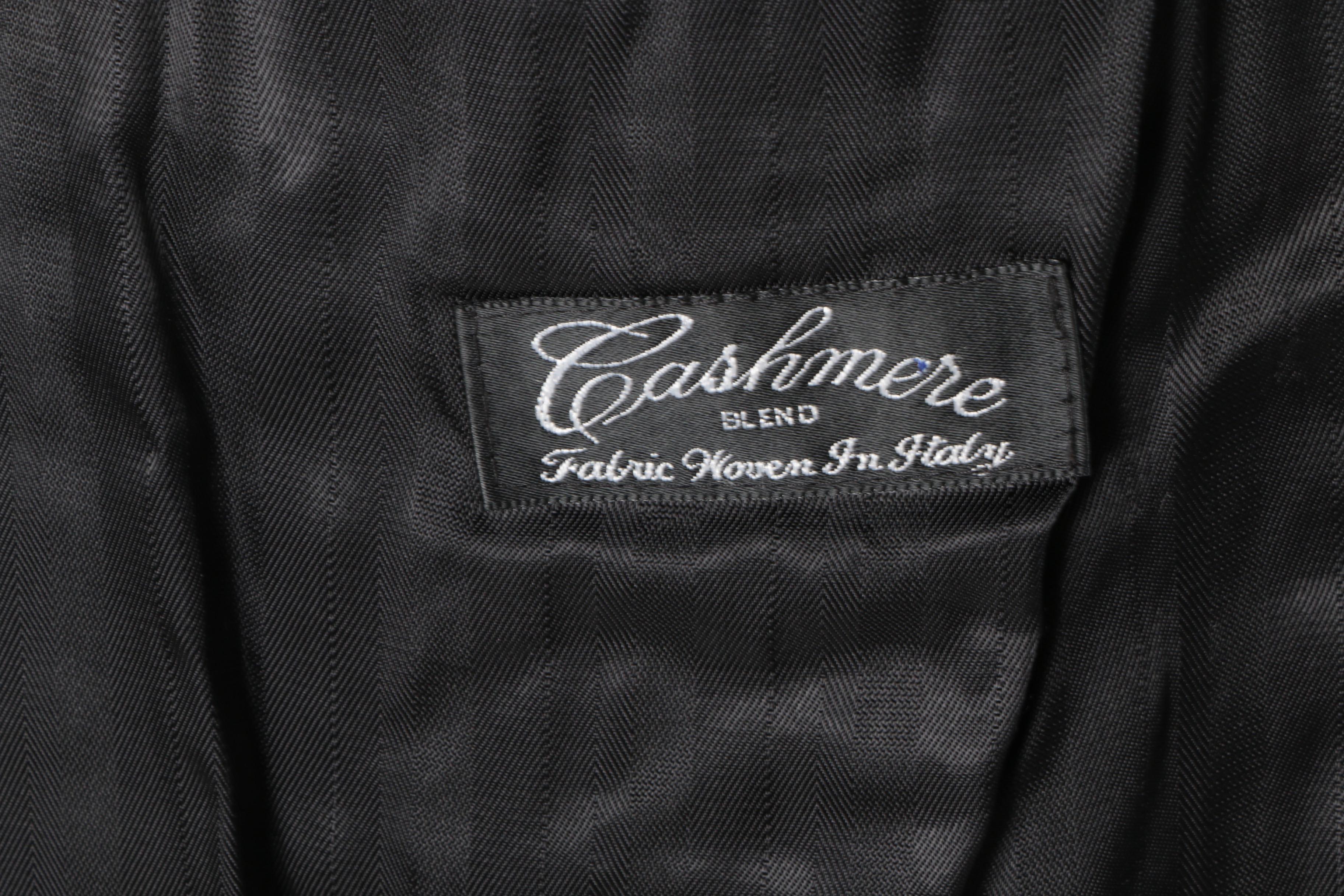 Gianfanco Ruffini Men's Black Over Coat