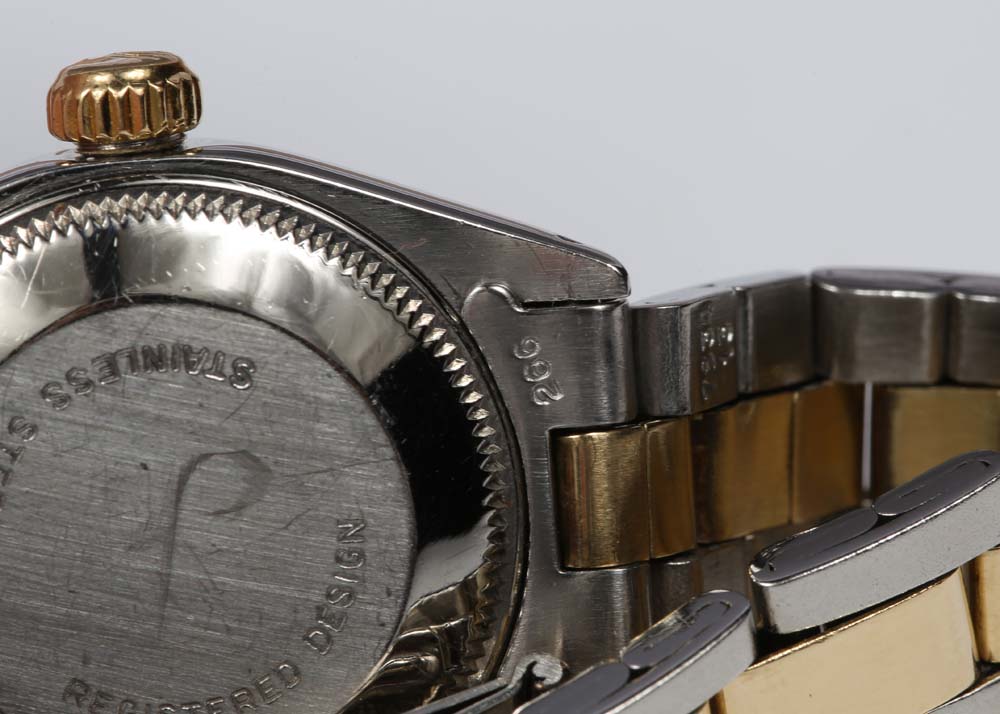 Rolex Oyster Perpetual Date 14K Yellow Gold and Stainless Steel Watch