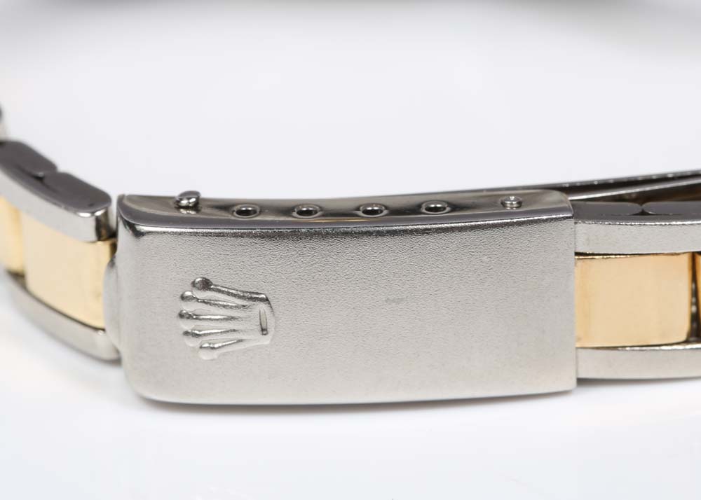 Rolex Oyster Perpetual Date 14K Yellow Gold and Stainless Steel Watch