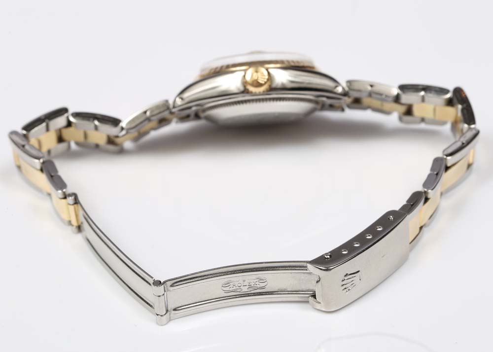 Rolex Oyster Perpetual Date 14K Yellow Gold and Stainless Steel Watch