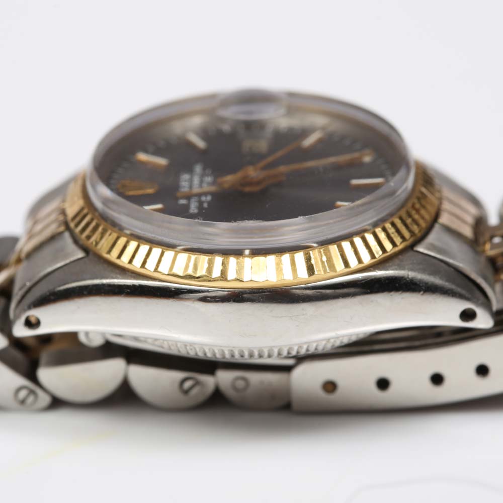 Rolex Oyster Perpetual Date 14K Yellow Gold and Stainless Steel Watch