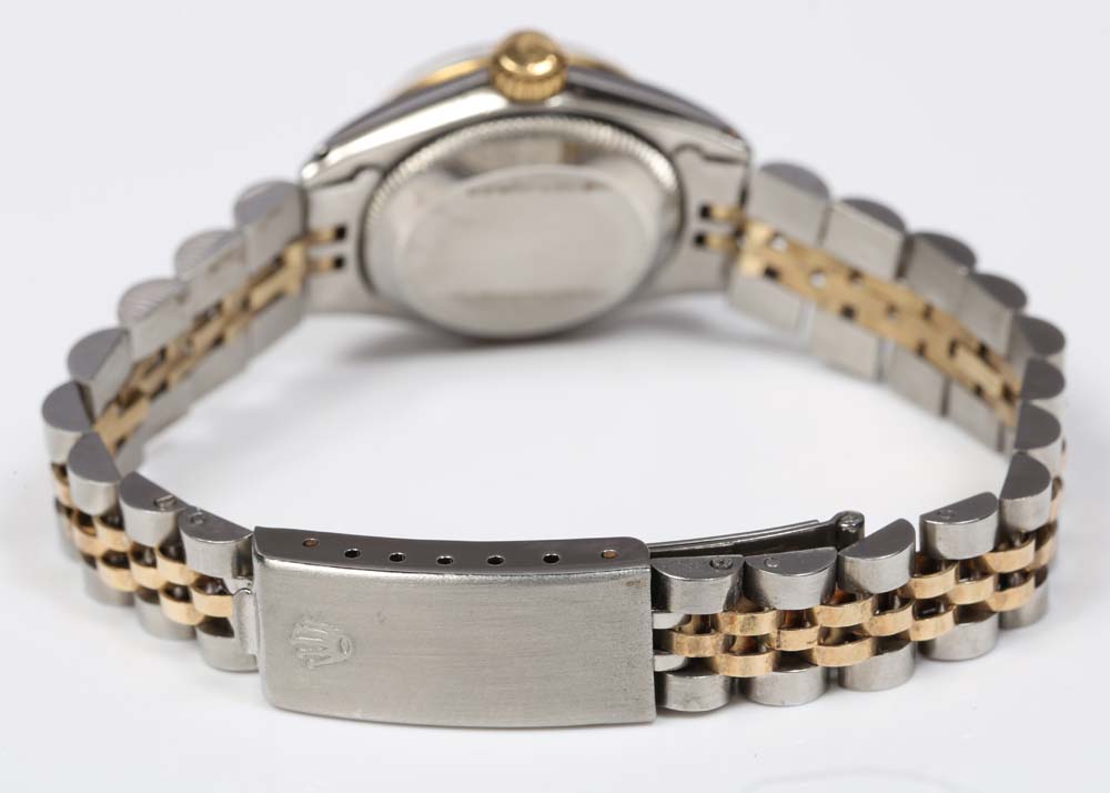 Rolex Oyster Perpetual Date 14K Yellow Gold and Stainless Steel Watch