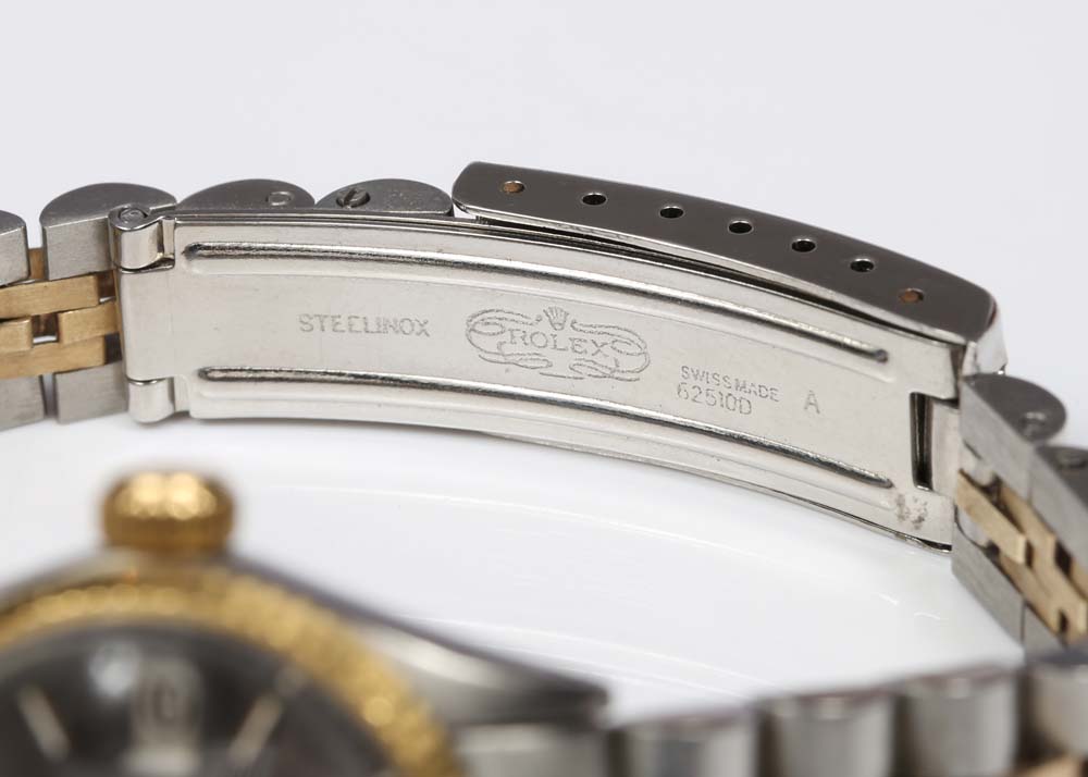 Rolex Oyster Perpetual Date 14K Yellow Gold and Stainless Steel Watch