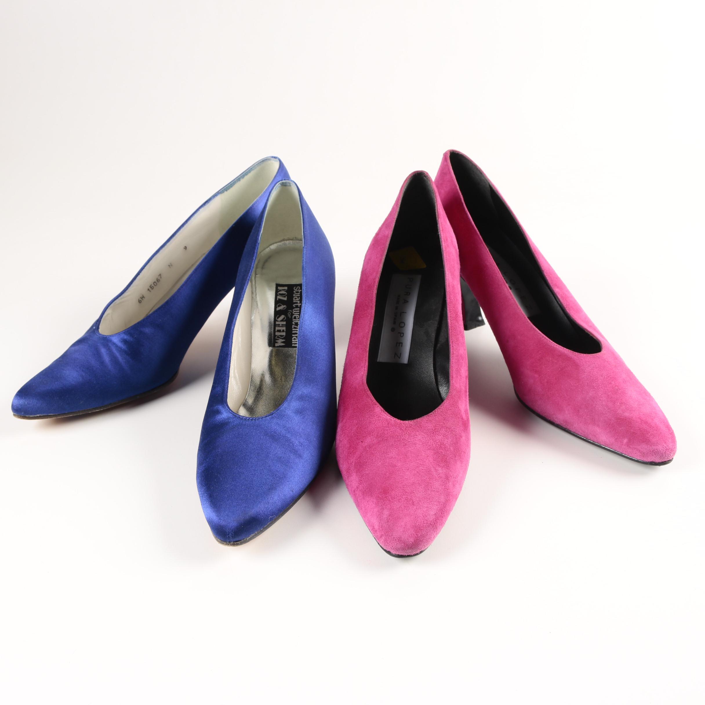 Women's Vintage High Heel Pumps Including Stuart Weitzman