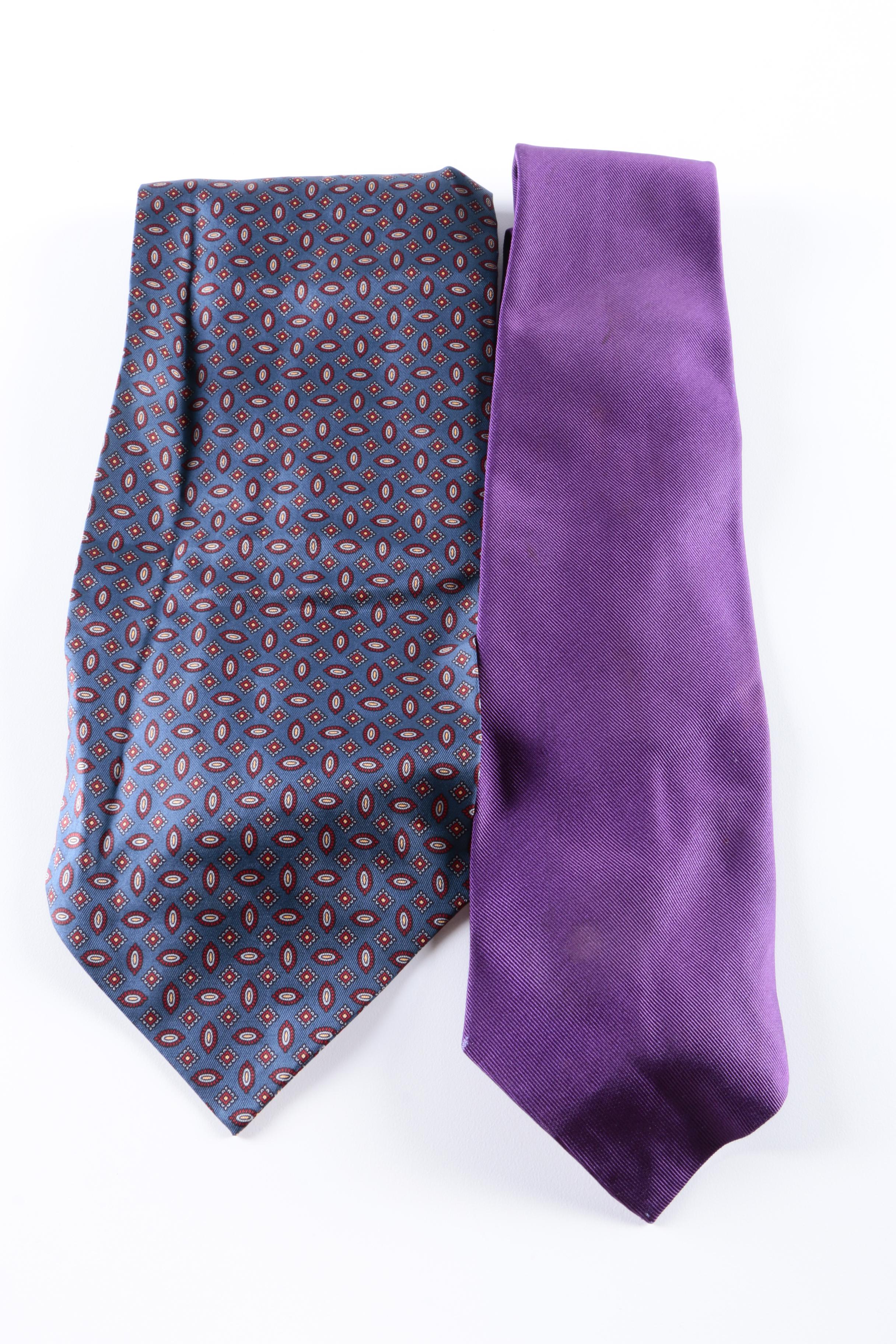 Vintage Men's Neckties Including Brooks Brothers and Bonwit Teller