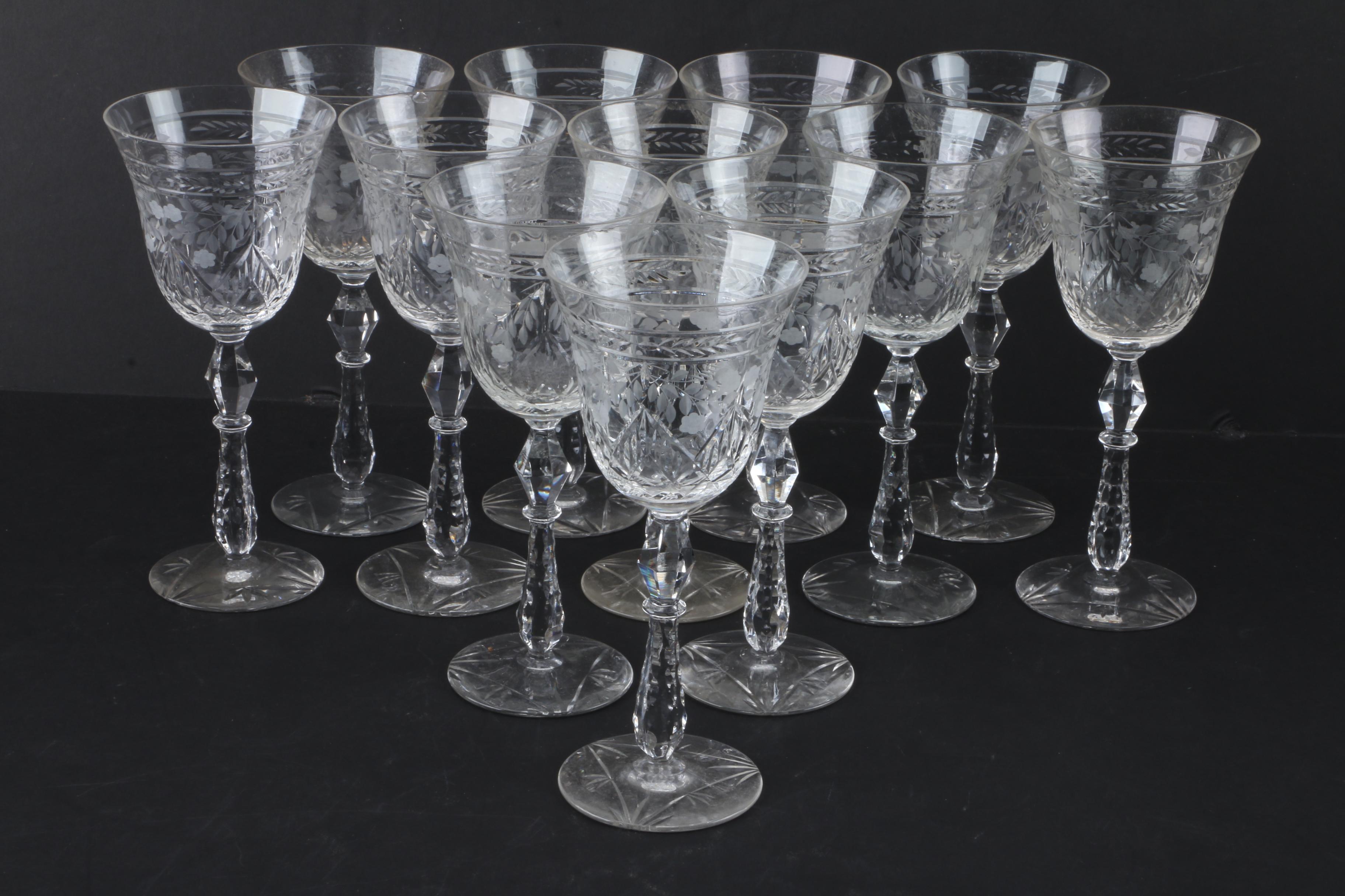 Etched Glassware