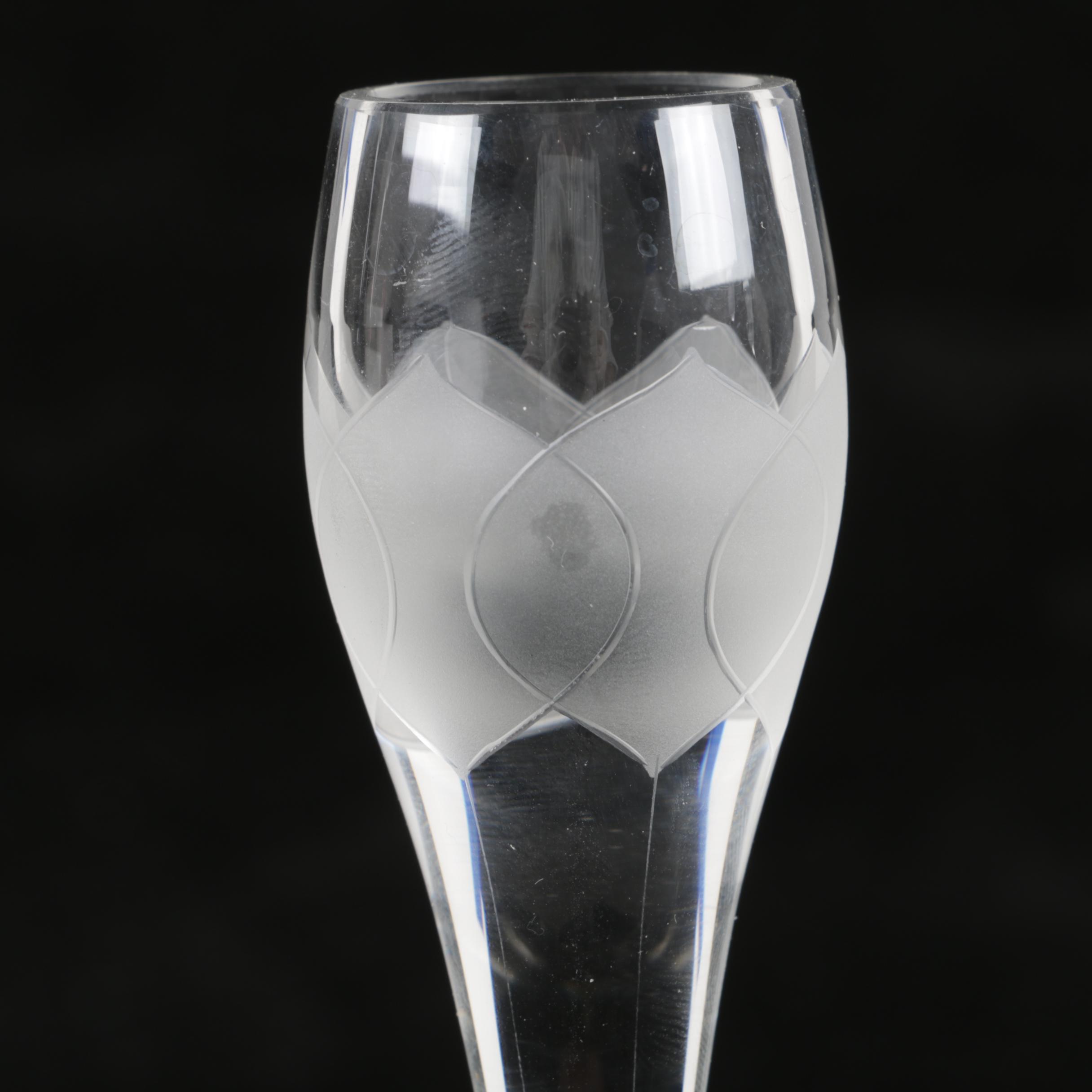 Rosenthal Crystal Candle Holders and Vessels including Waterford Crystal