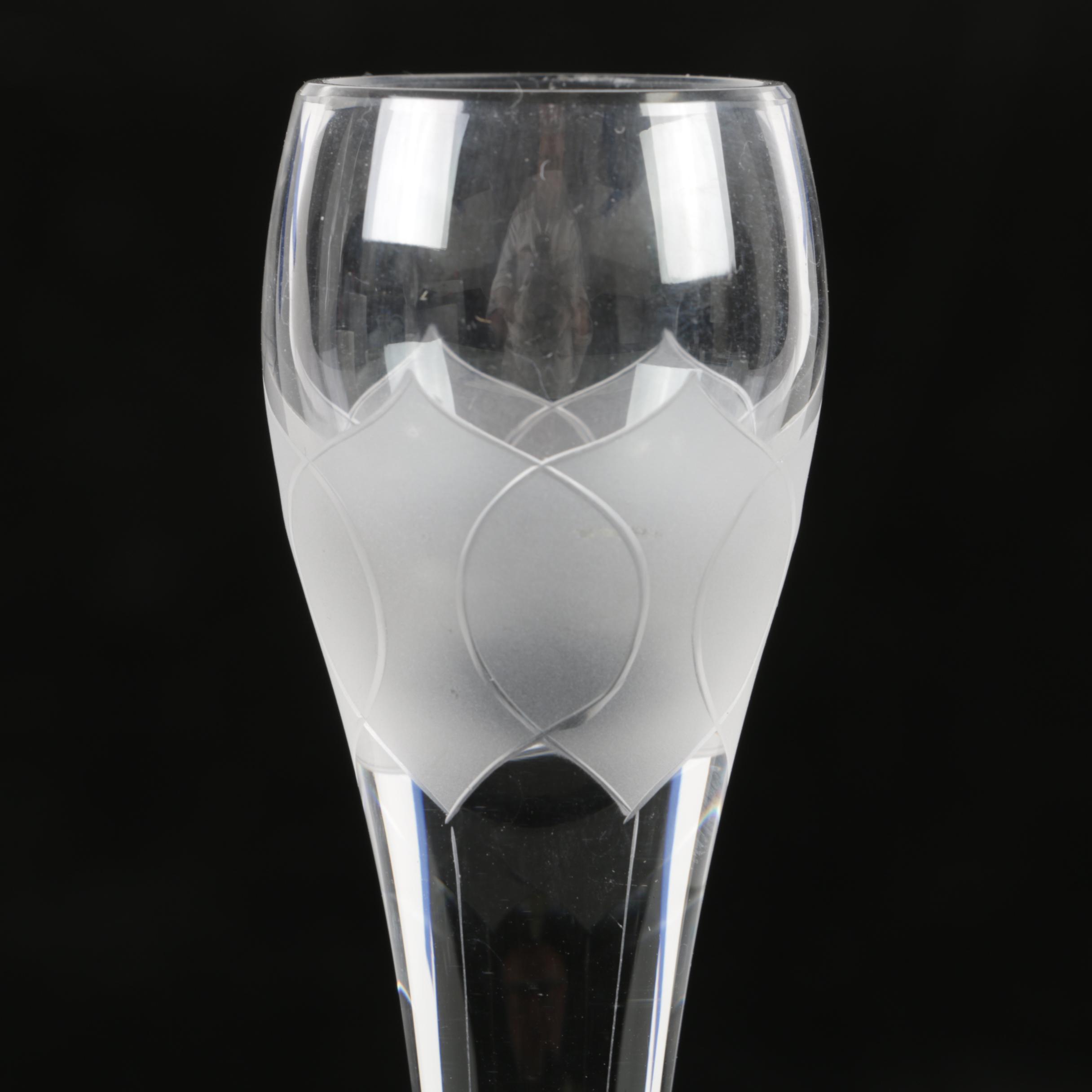 Rosenthal Crystal Candle Holders and Vessels including Waterford Crystal