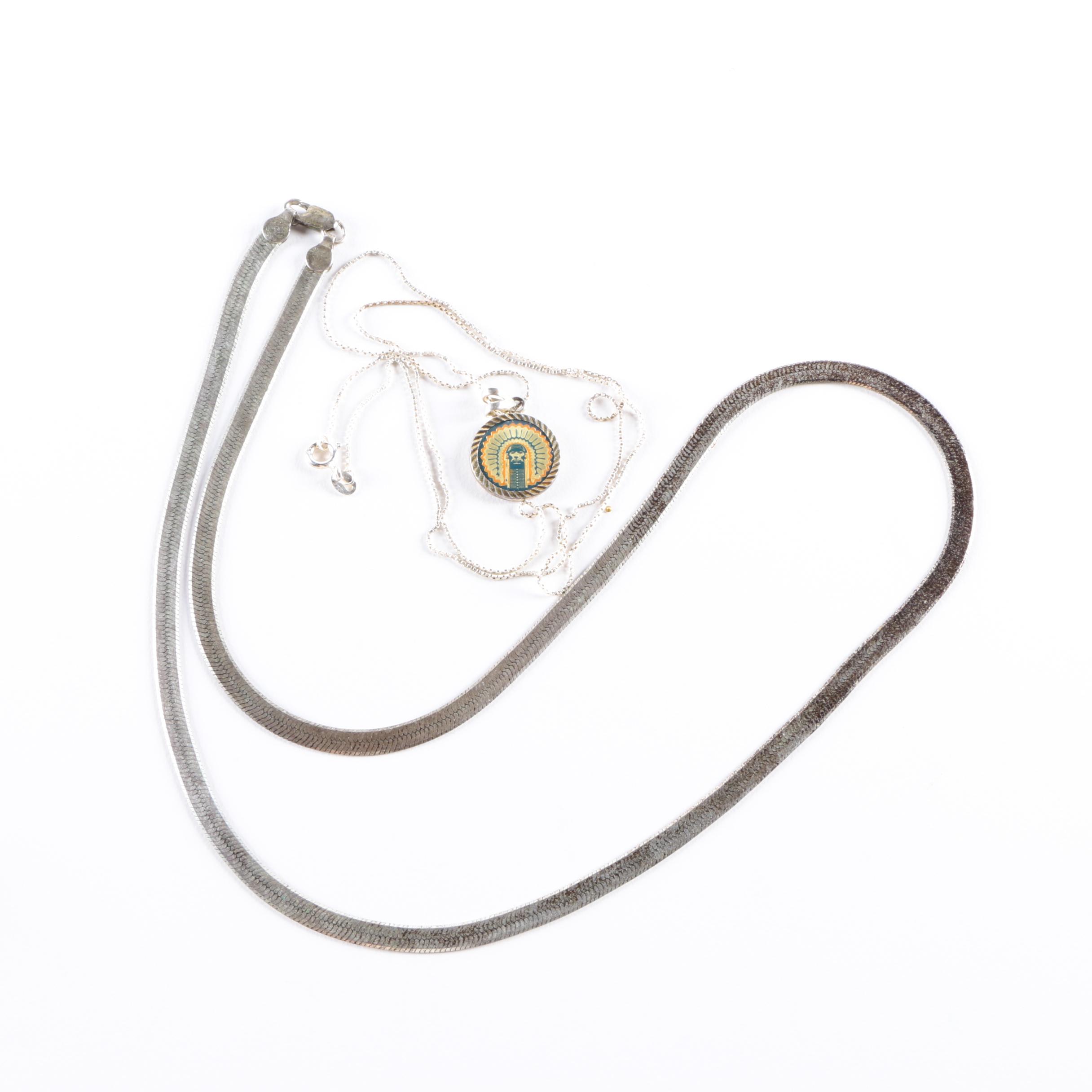 Vintage Taxco Sterling Silver Abalone Money Clip with Assorted Sterling Jewelry