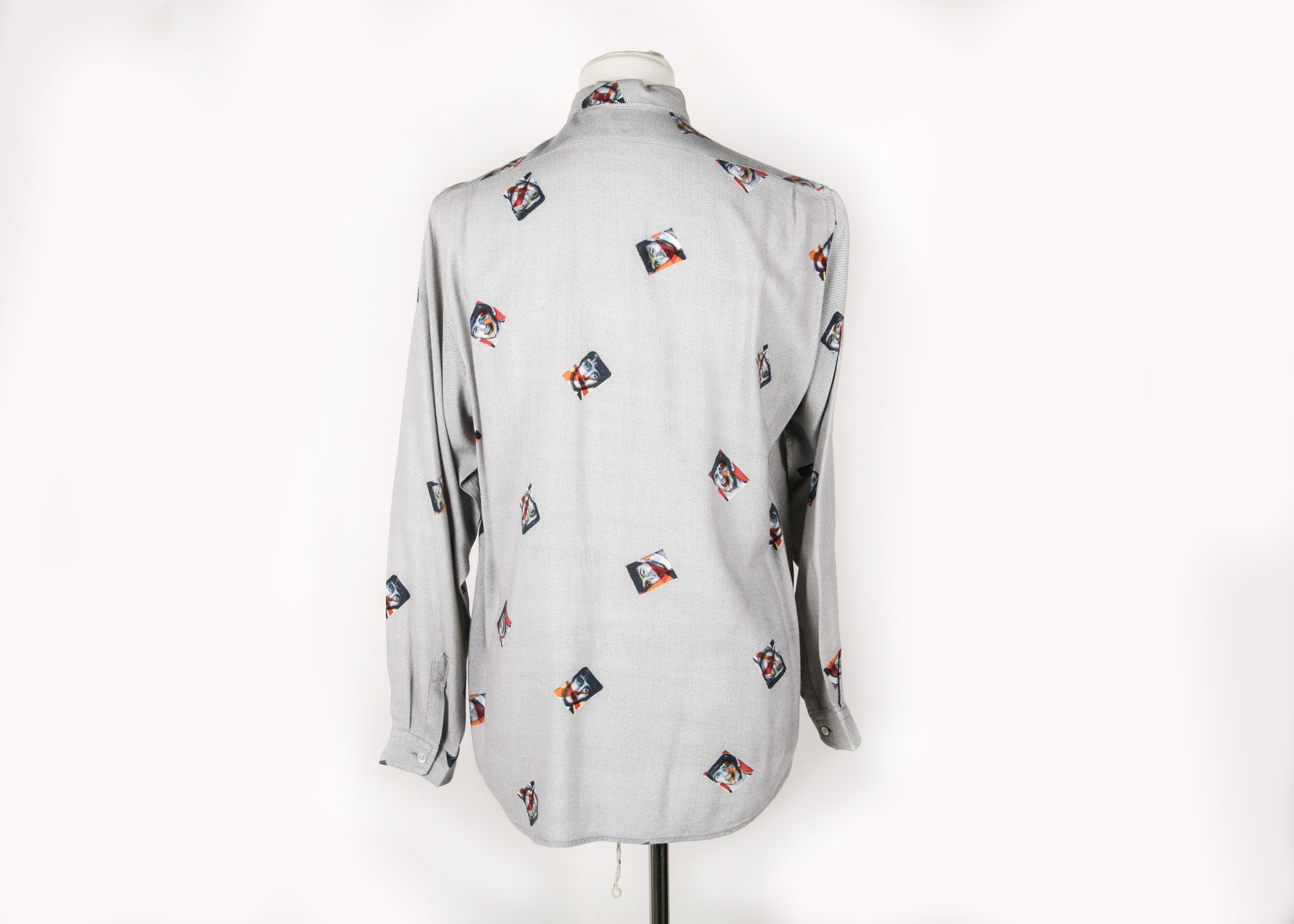 Vintage Fiorucci Linen Shirt with Beatles Pictures