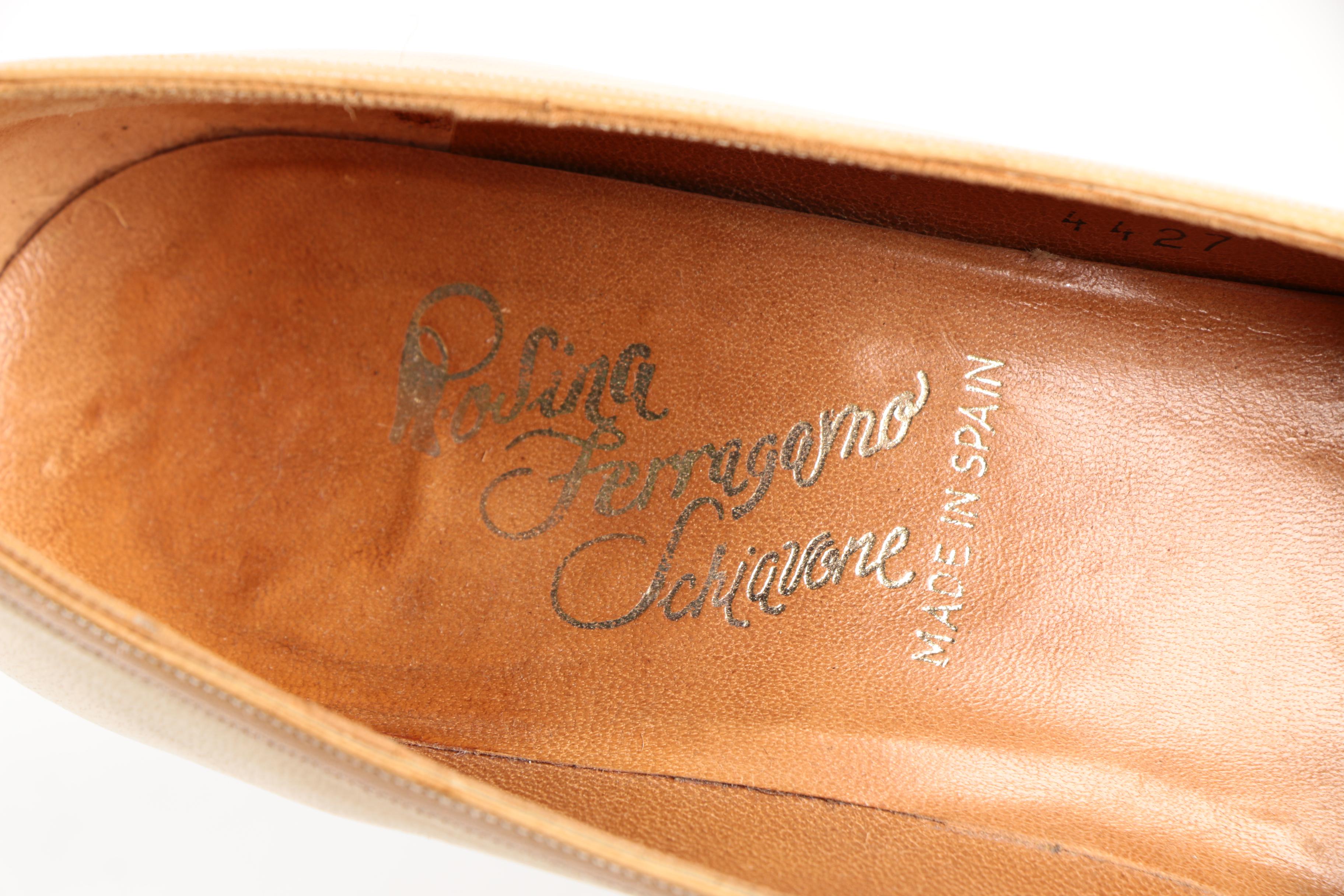 Vintage Circa 1960s Rosina Ferragamo Schiavone Wedges