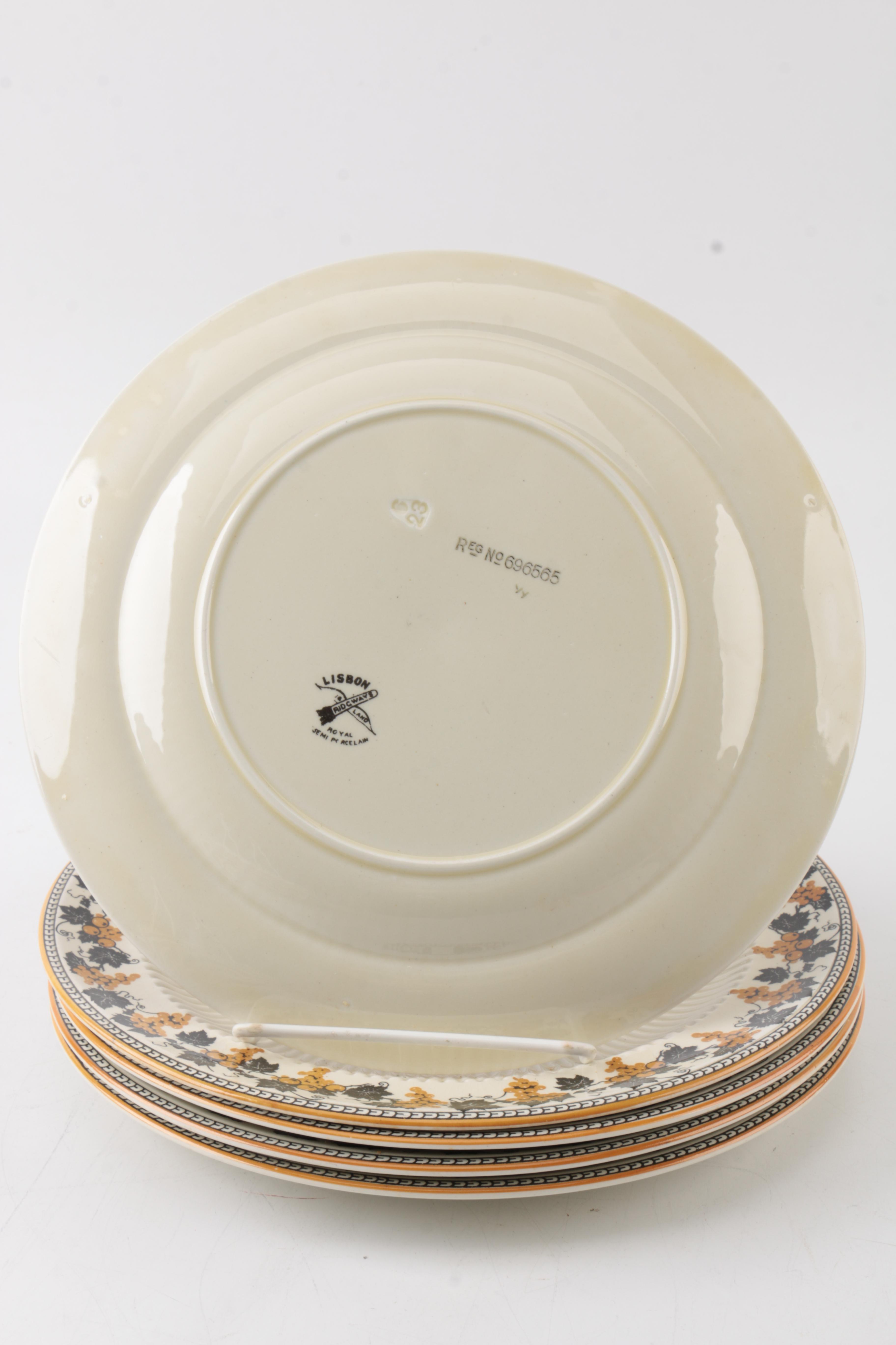 Vintage Royal Semi-Porcelain Tableware