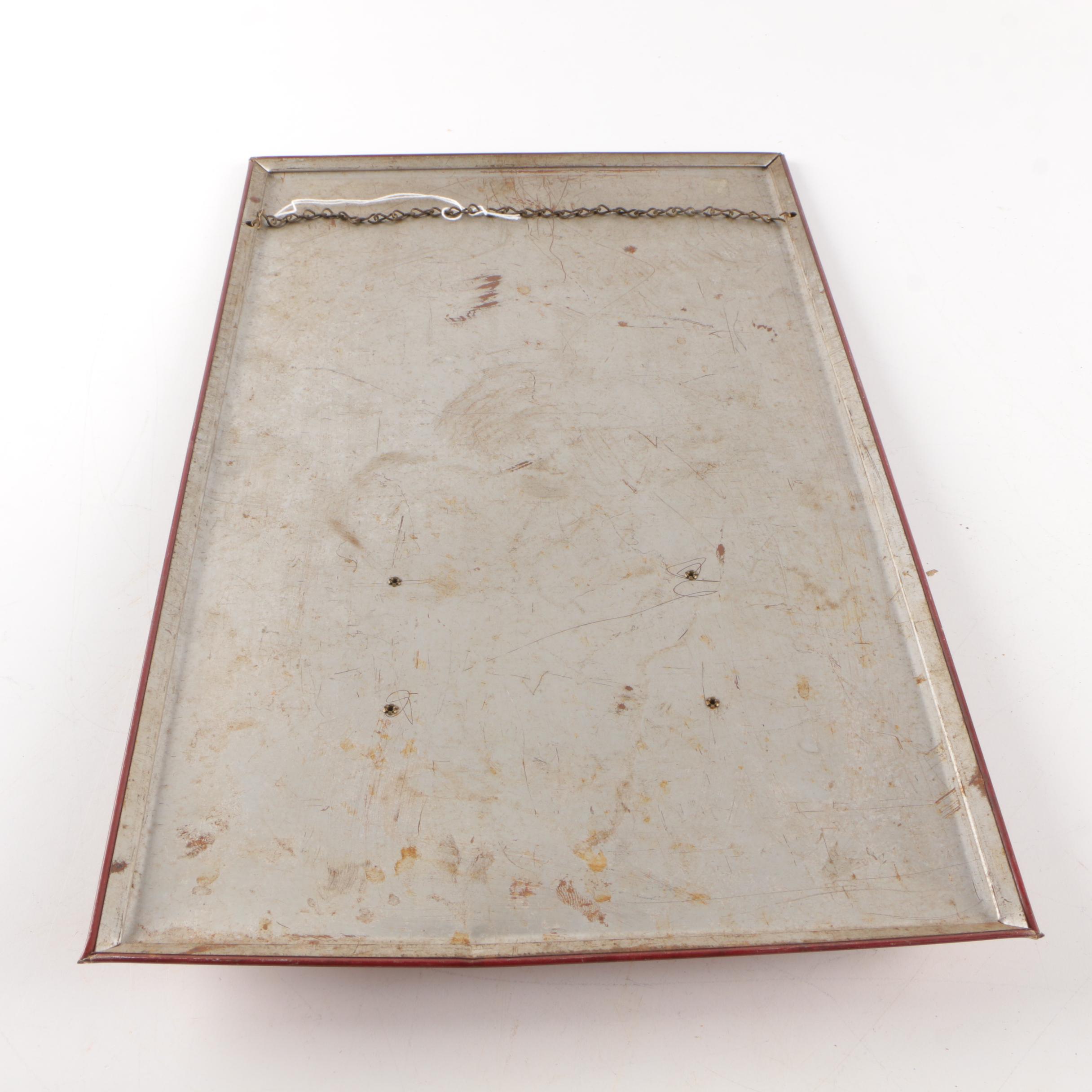 Vintage Insurance Company Metal Hanging Wall Calendars