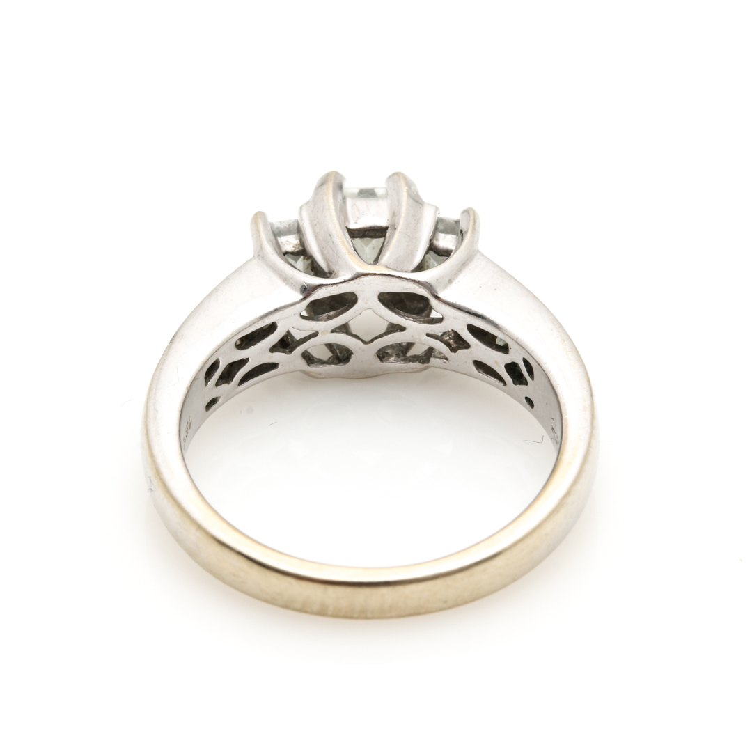 18K White Gold 1.90 CTW Diamond Ring