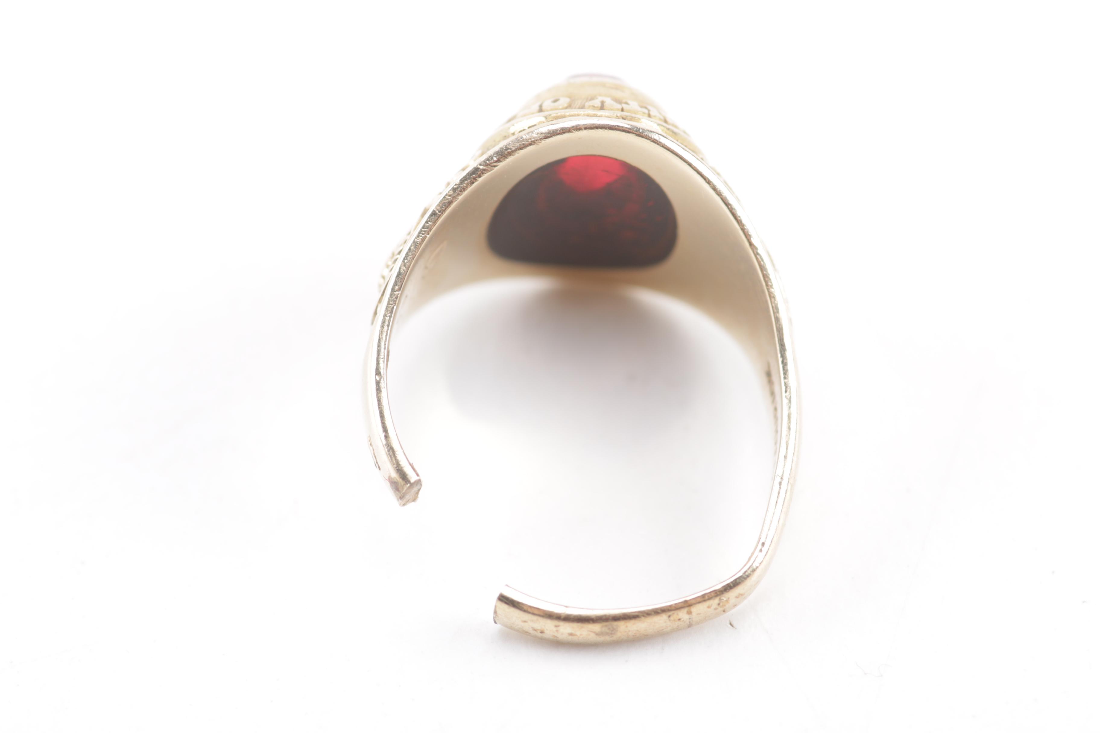 Scrap 10K Yellow Gold Ruby Class Ring