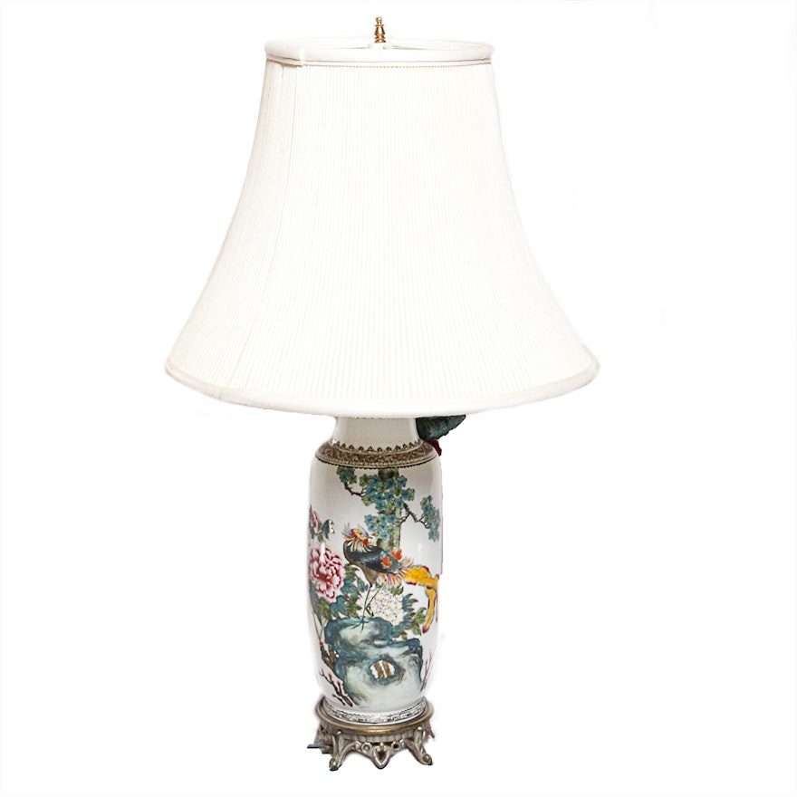 Chinese Porcelain Table Lamp