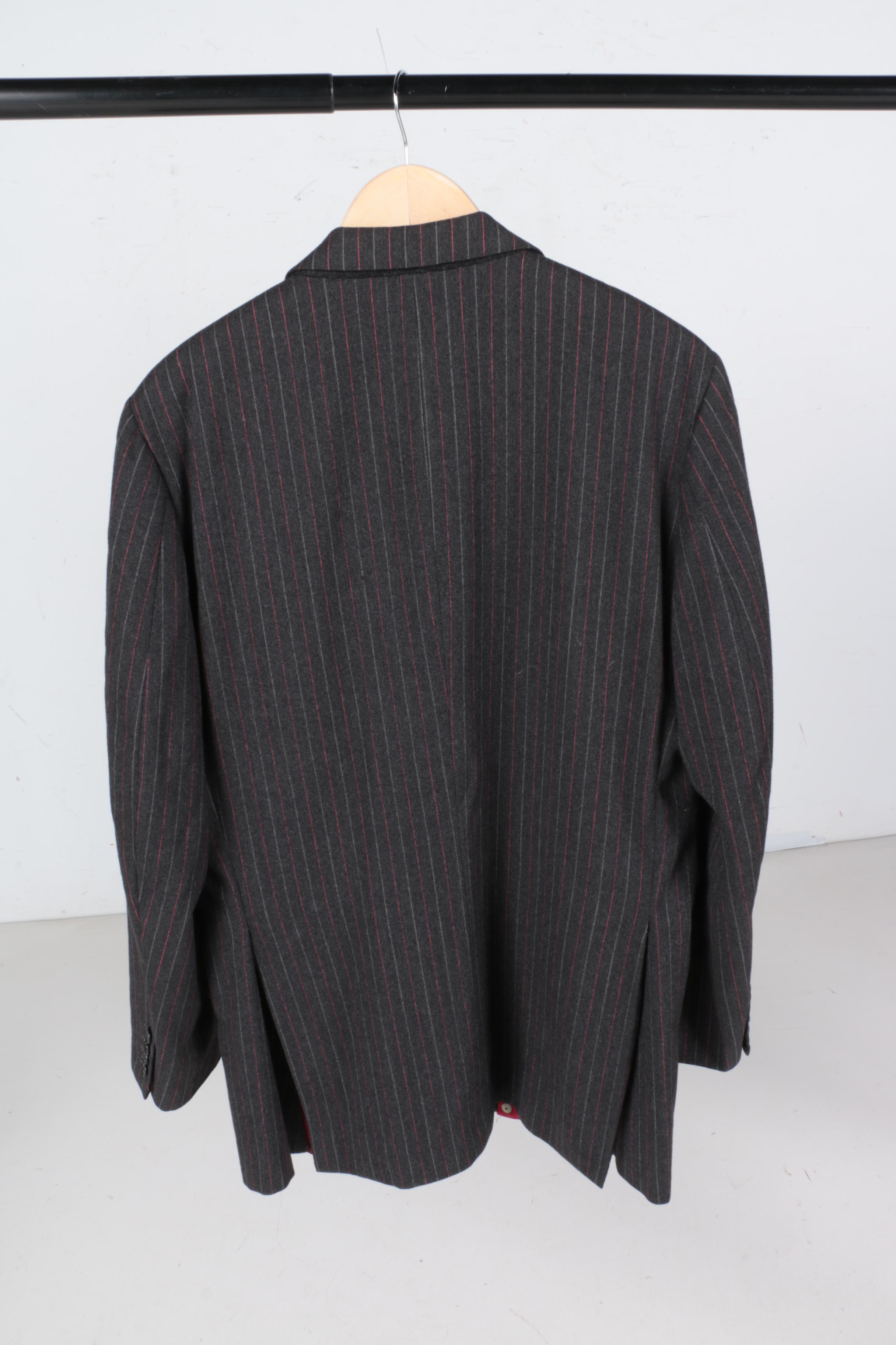 Men's Vintage Morty Sills Bespoke Pinstripe Suit