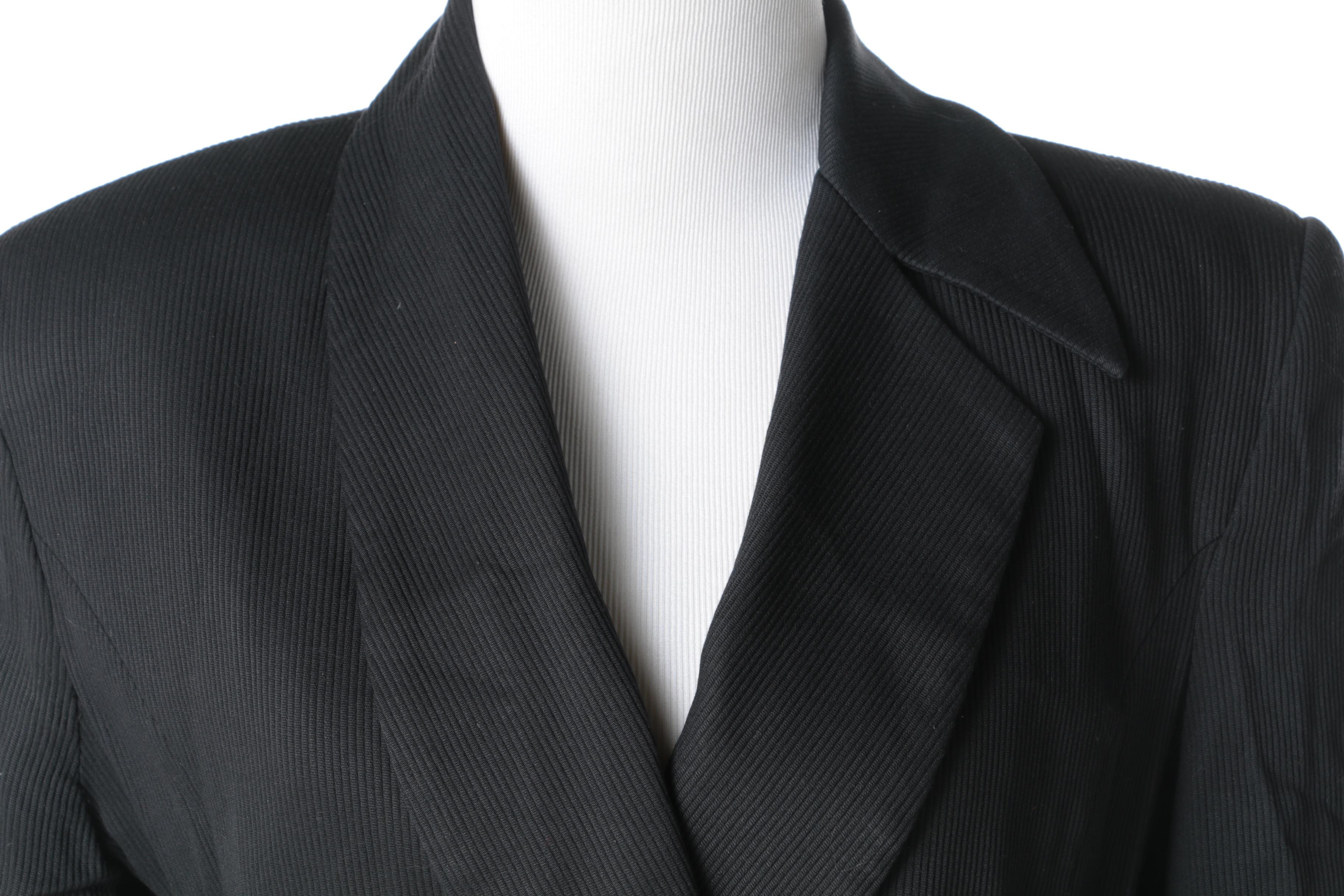 Nina K Black Skirt Suit