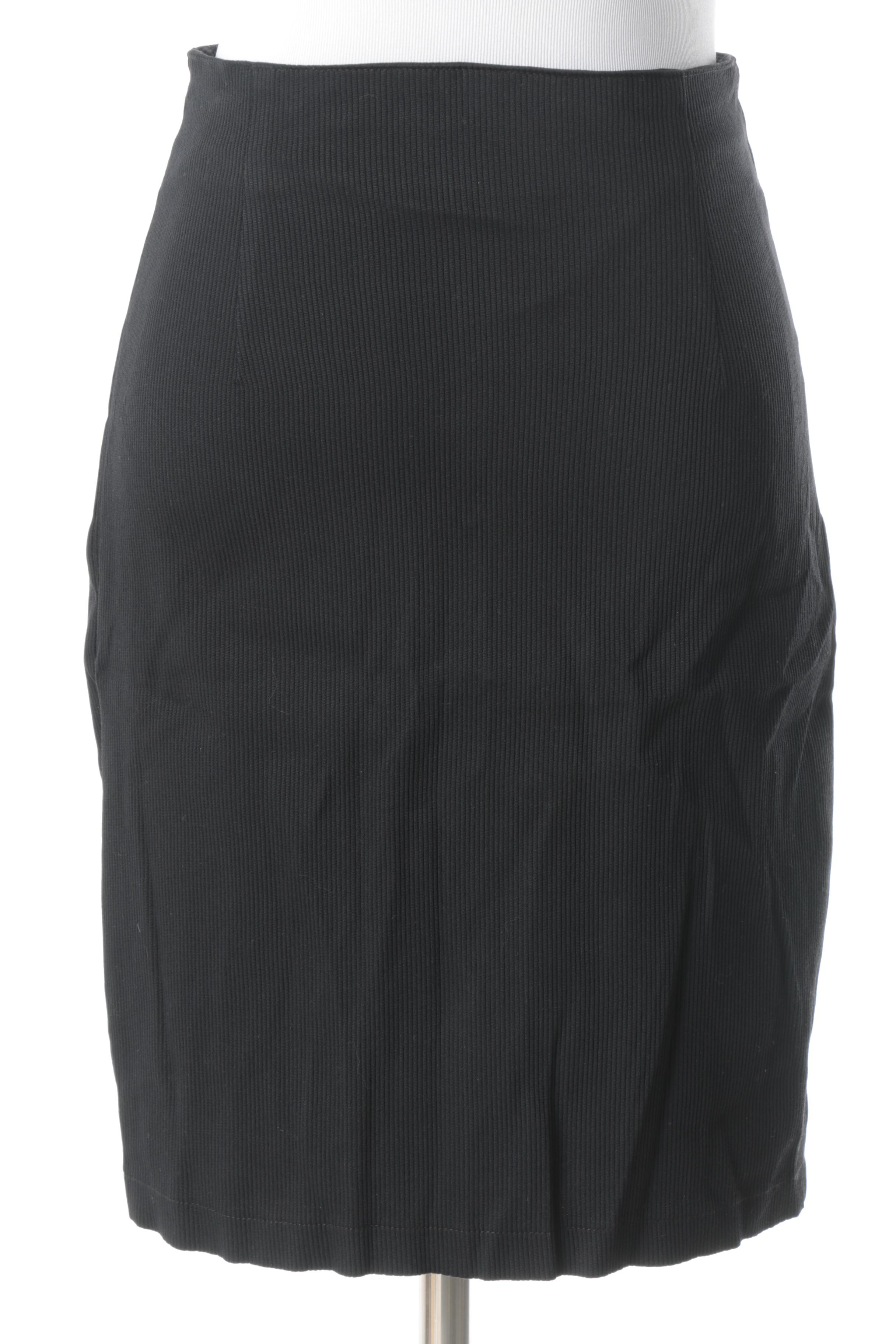 Nina K Black Skirt Suit