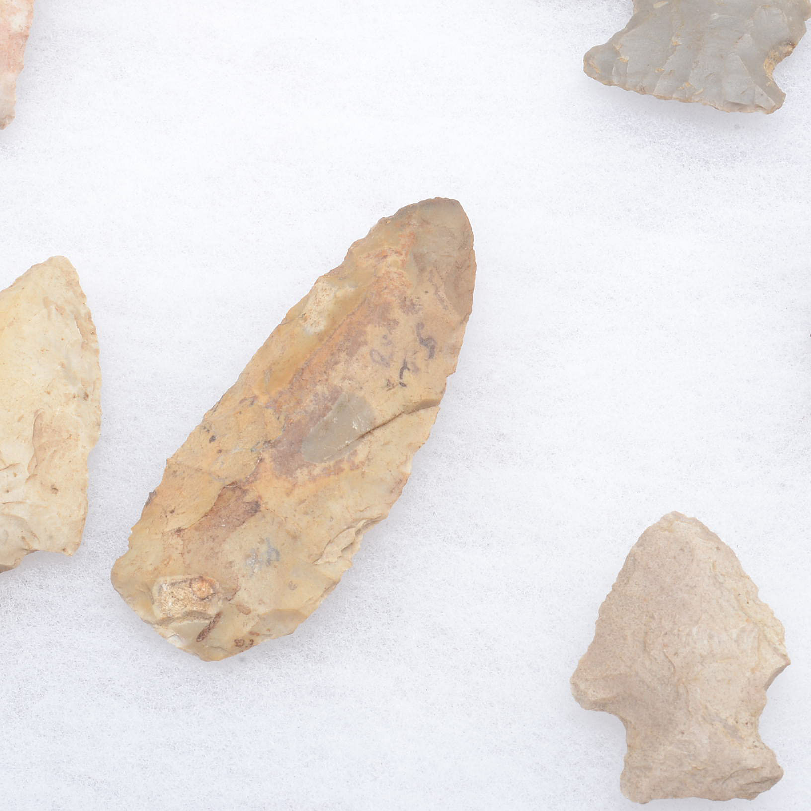 Collection of Prehistoric Native American Projectile Points