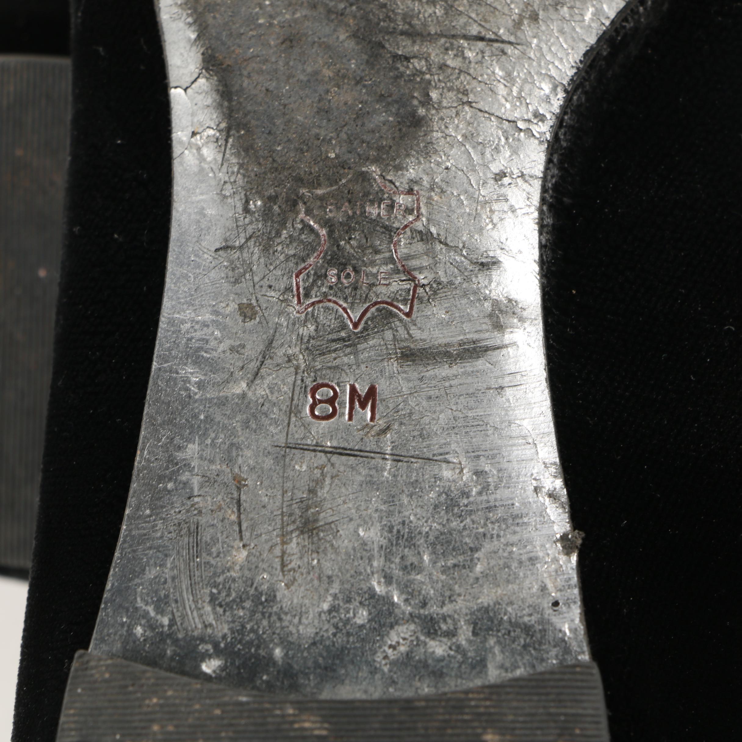 Tory Burch Jessica Black Velvet Flats