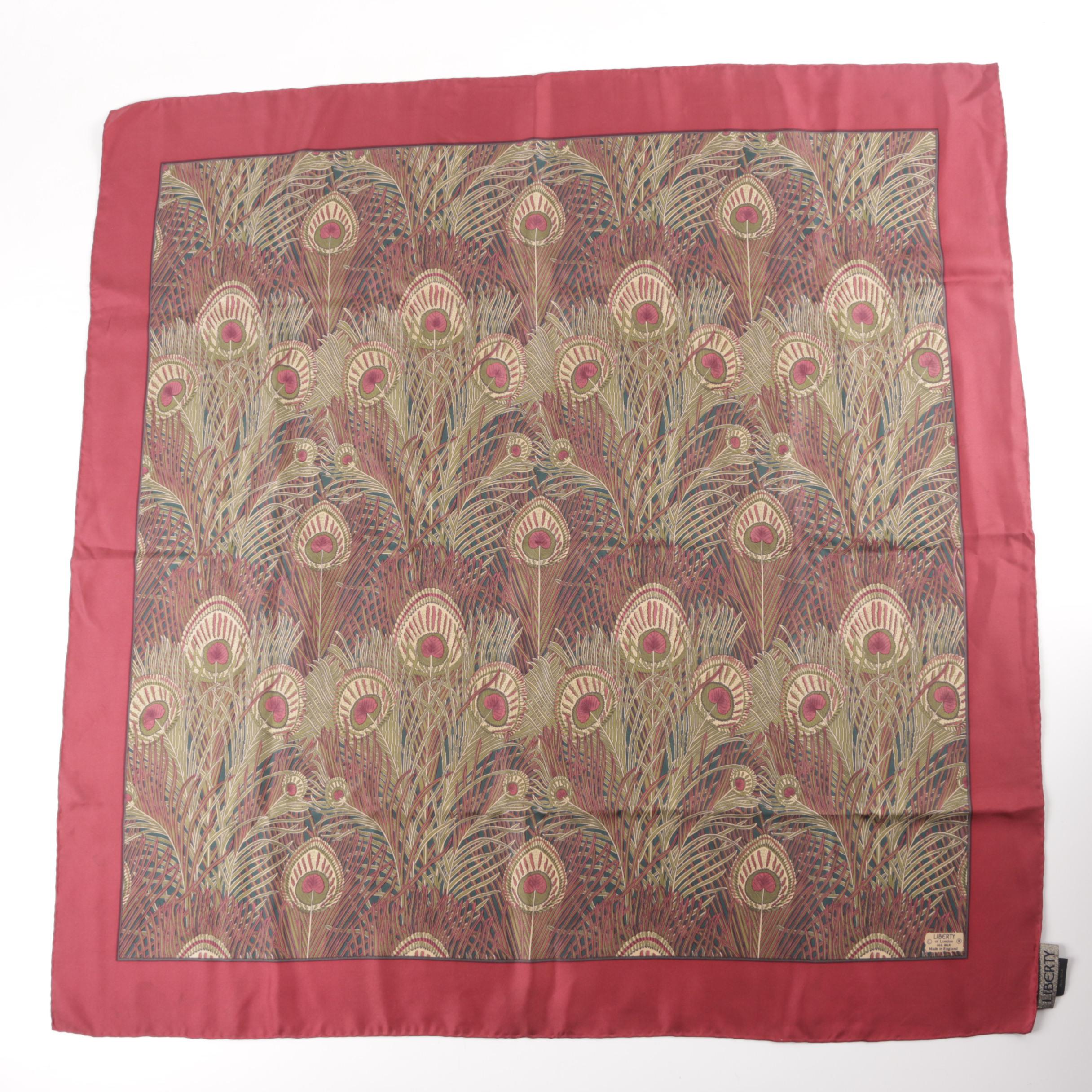 Vintage Christian Dior and Liberty of London Silk Scarf Squares