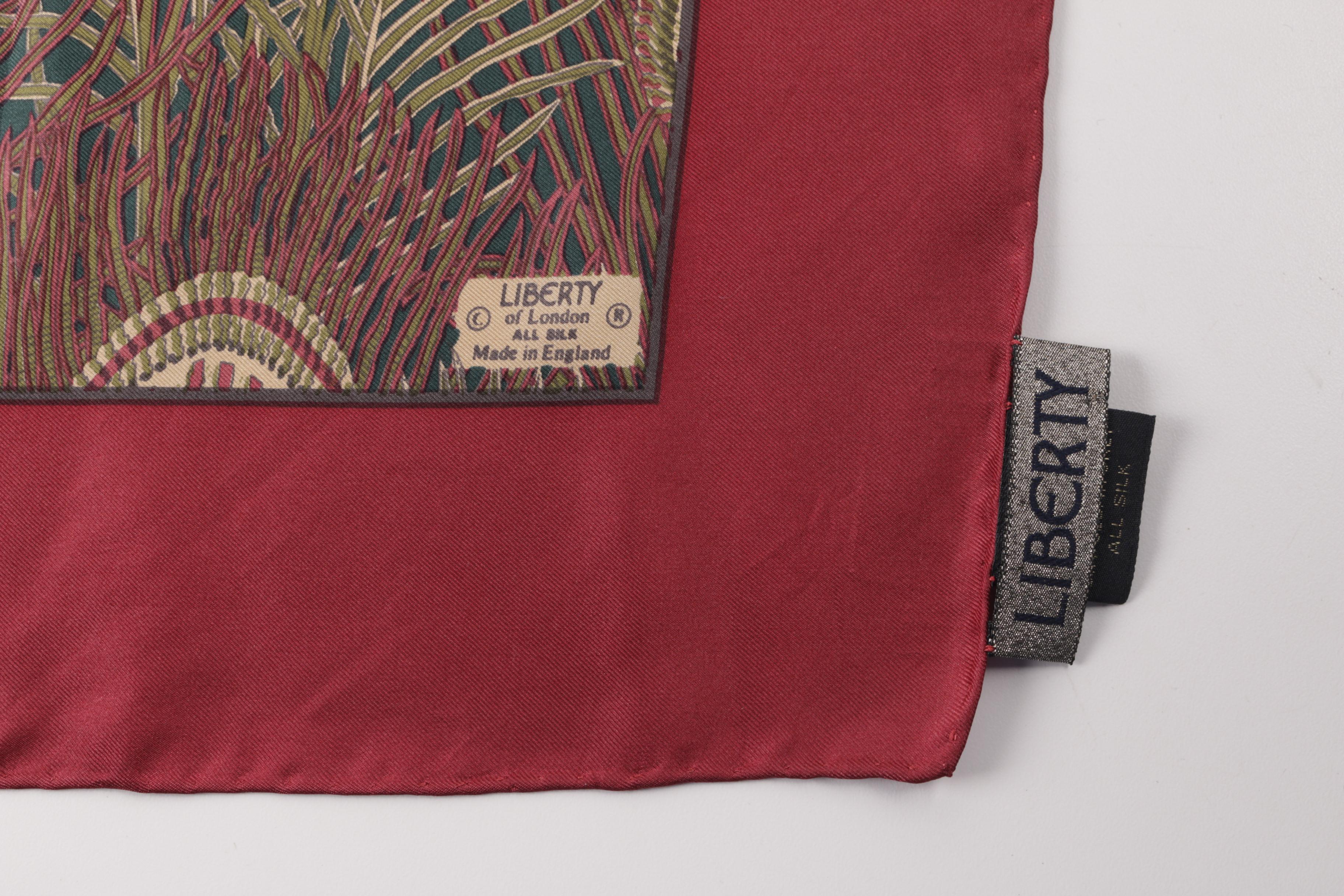 Vintage Christian Dior and Liberty of London Silk Scarf Squares