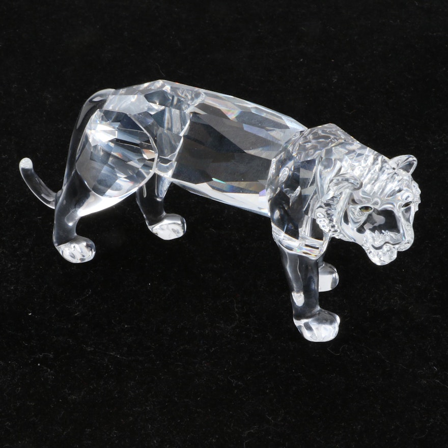 Swarovski Crystal Tiger Figurine