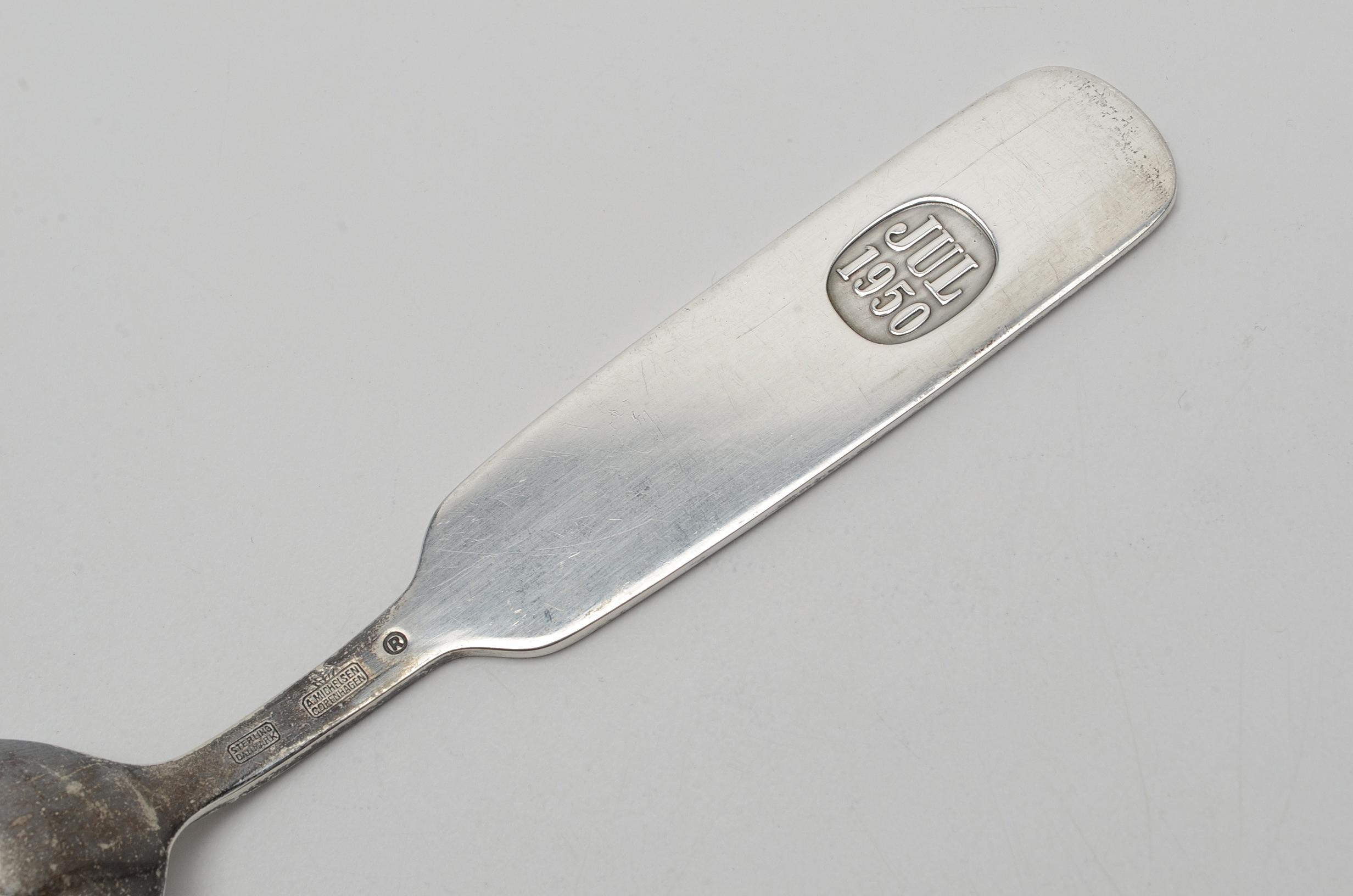 Collection of Danish Anton Michelsen Sterling Silver Christmas-Themed Spoons