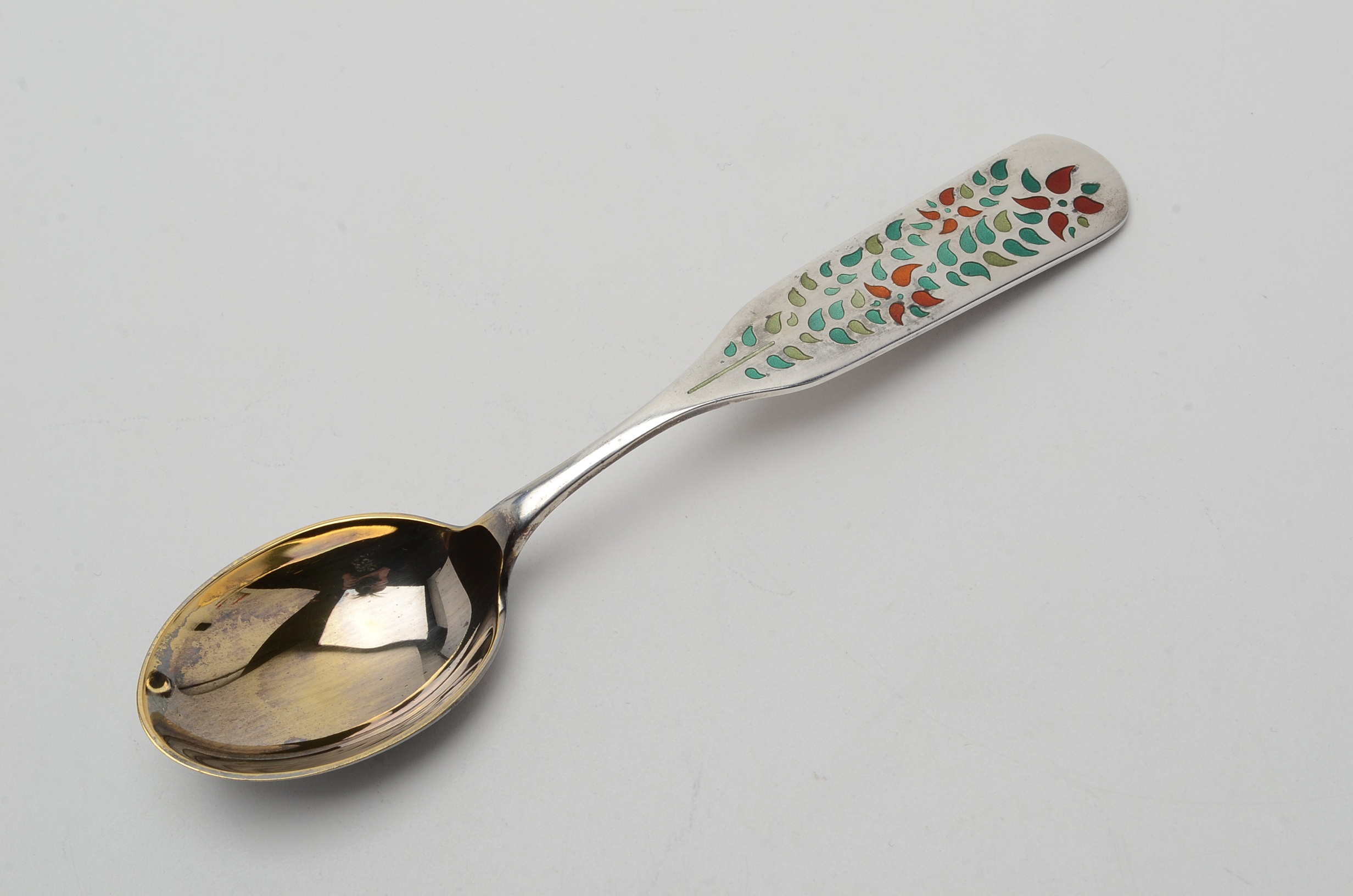 Collection of Danish Anton Michelsen Sterling Silver Christmas-Themed Spoons