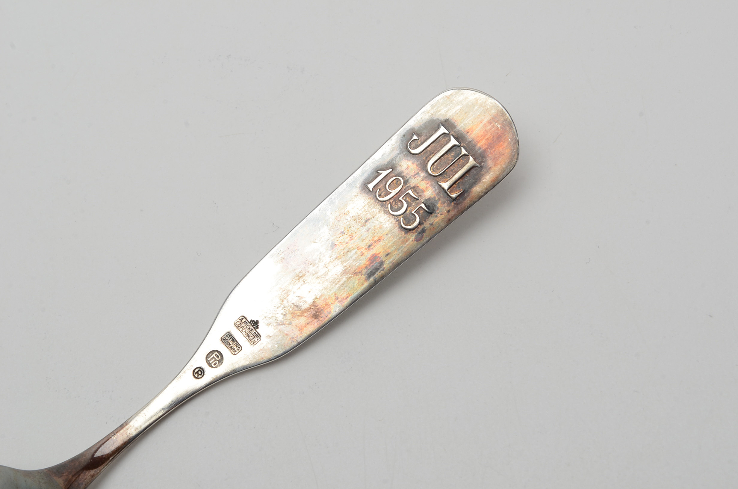 Collection of Danish Anton Michelsen Sterling Silver Christmas-Themed Spoons