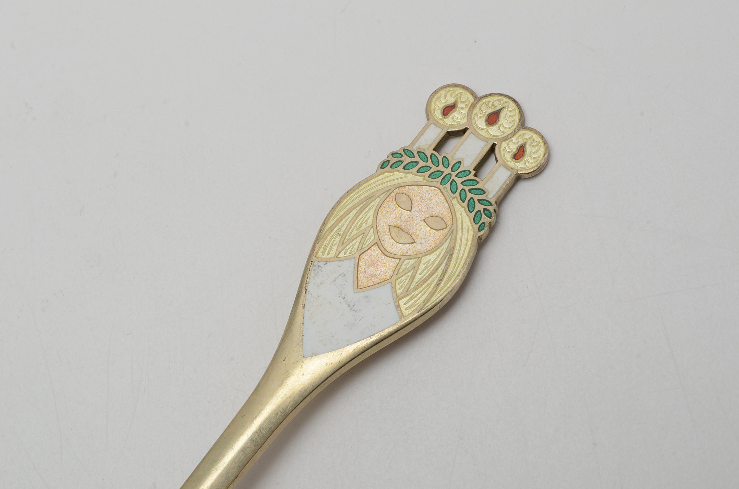 Collection of Danish Anton Michelsen Sterling Silver Christmas-Themed Spoons