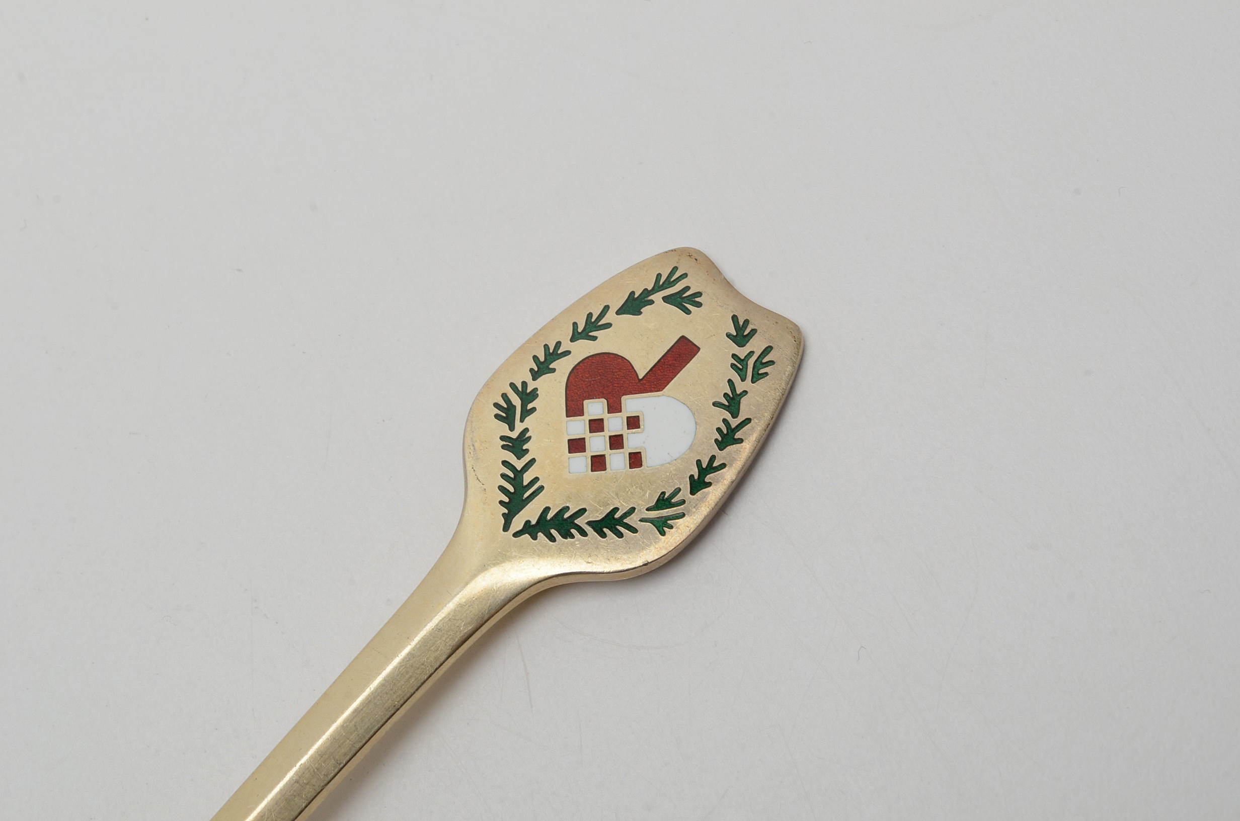Collection of Danish Anton Michelsen Sterling Silver Christmas-Themed Spoons