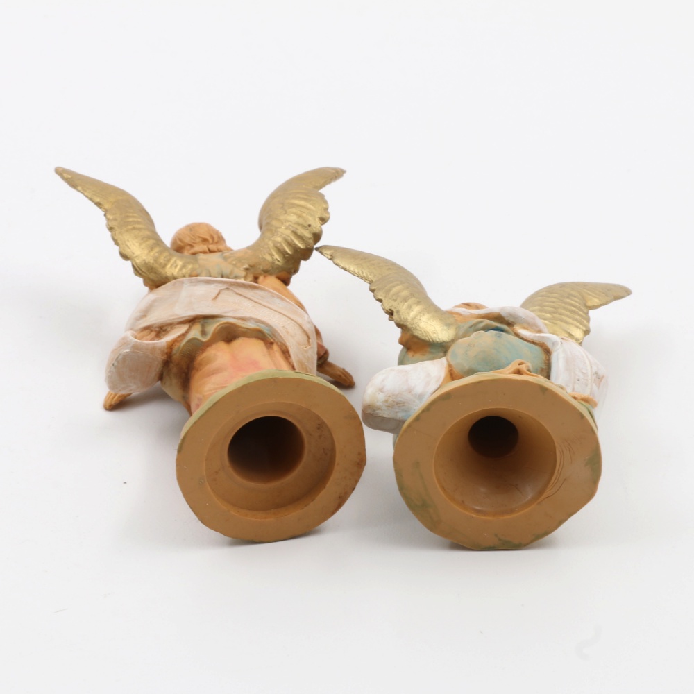 Large Size Vintage Nativity Chalk Ware Figures