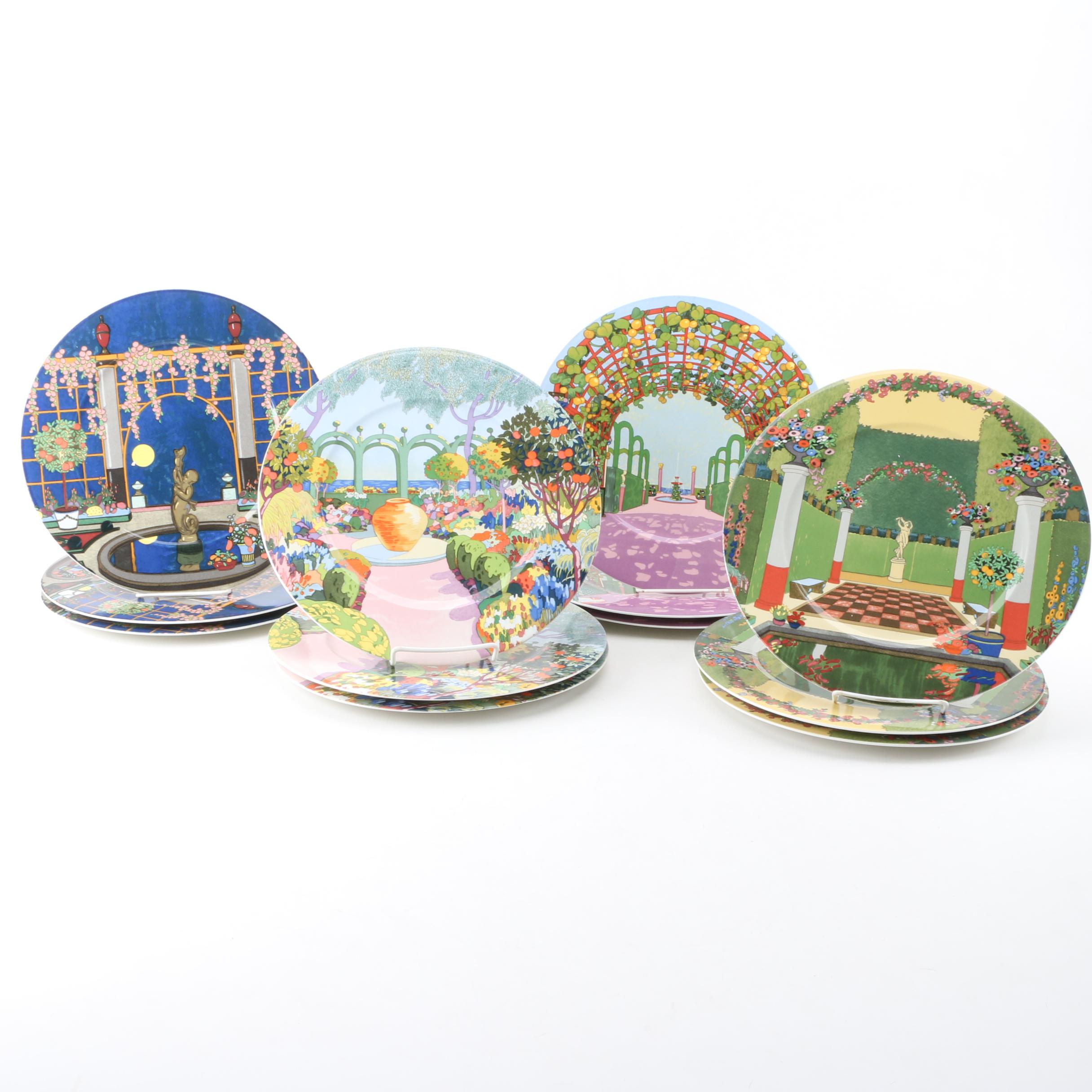 Villeroy & Boch "Jardins Français" Porcelain Chargers