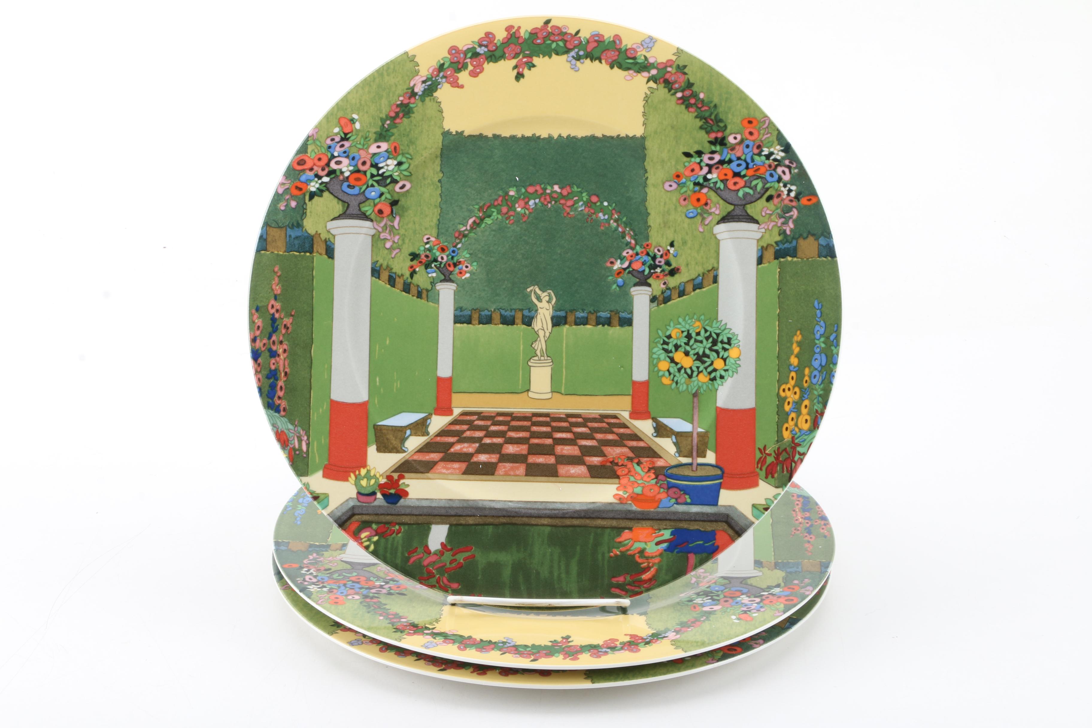 Villeroy & Boch "Jardins Français" Porcelain Chargers