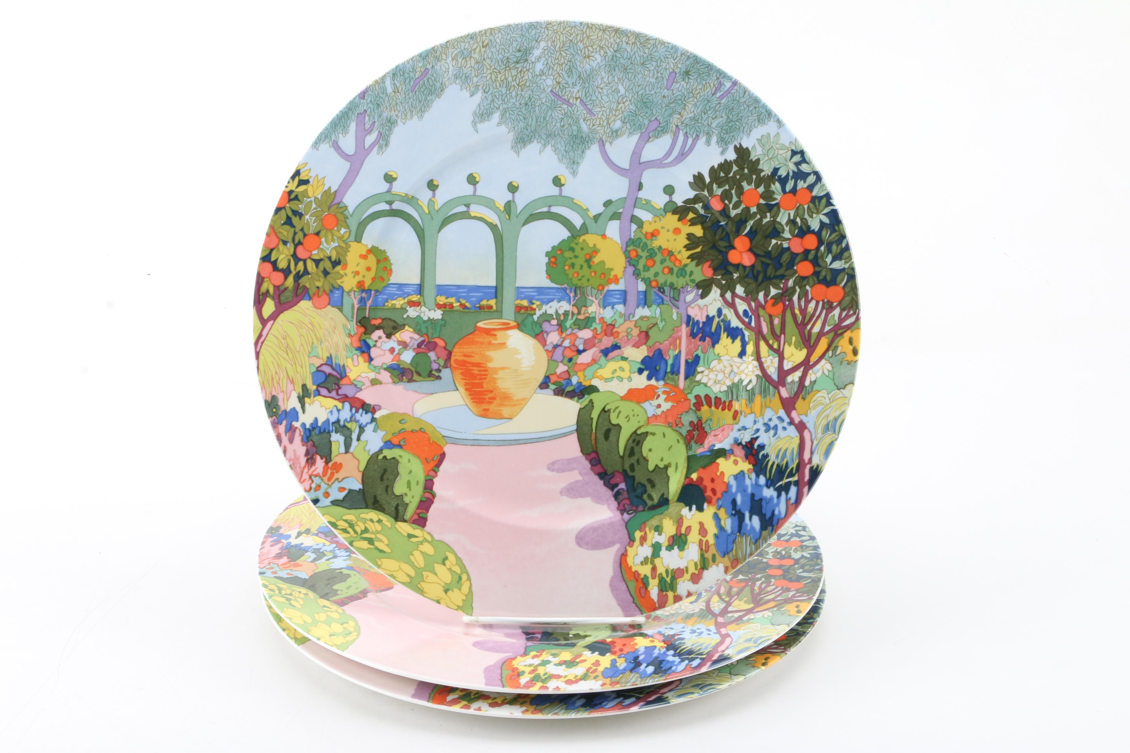 Villeroy & Boch "Jardins Français" Porcelain Chargers