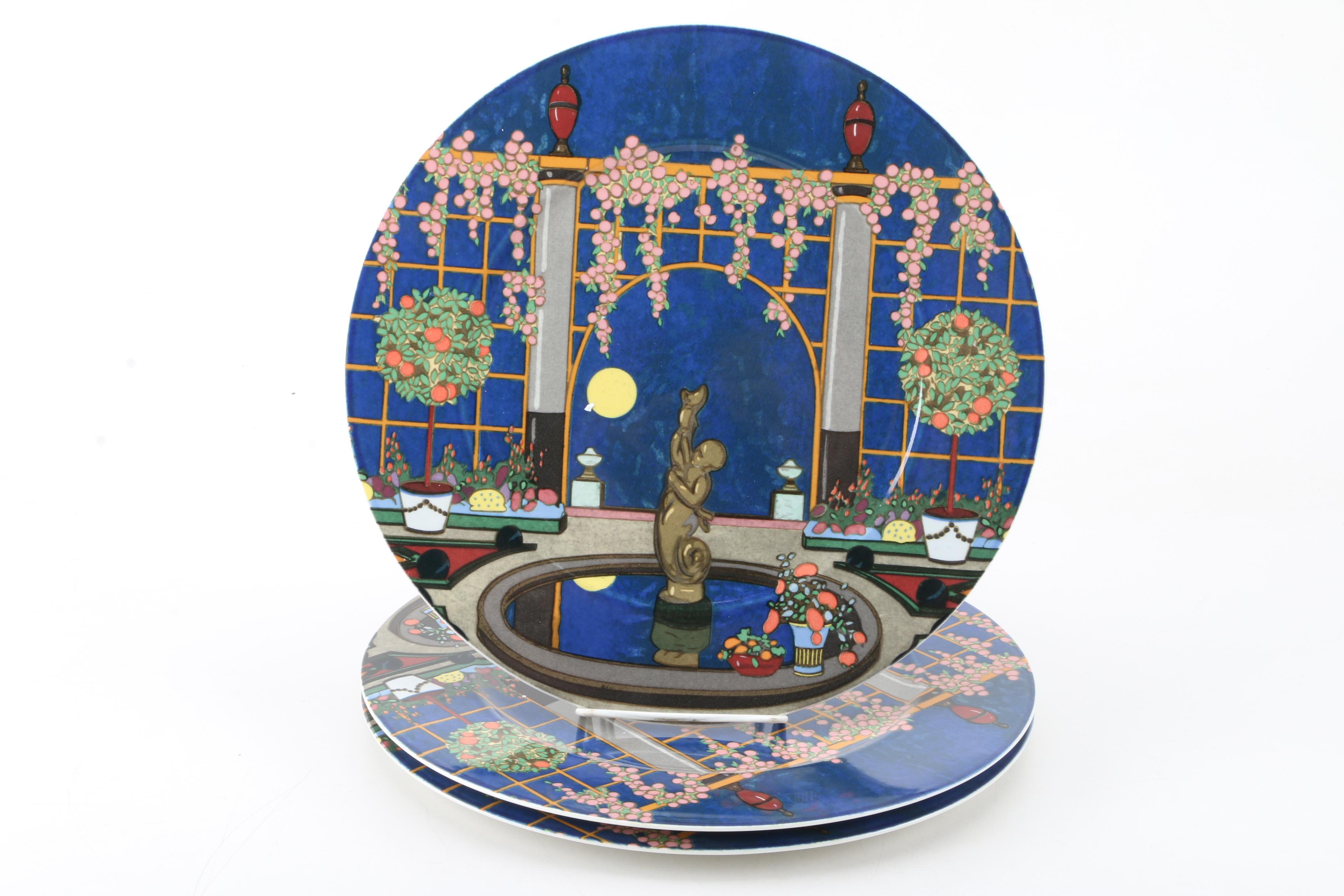 Villeroy & Boch "Jardins Français" Porcelain Chargers