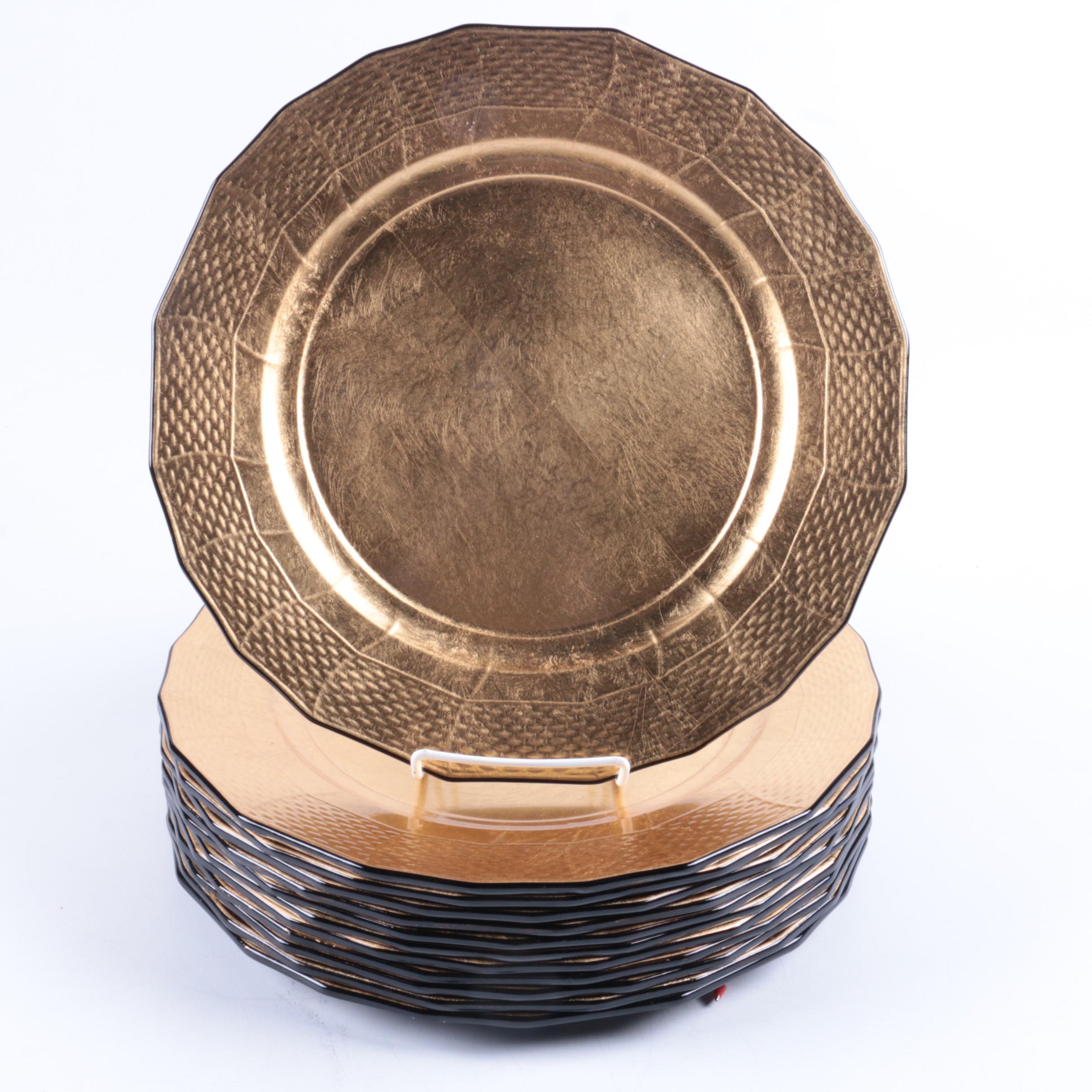 Charles Roberts "Sasaki" Lacquerware Chargers