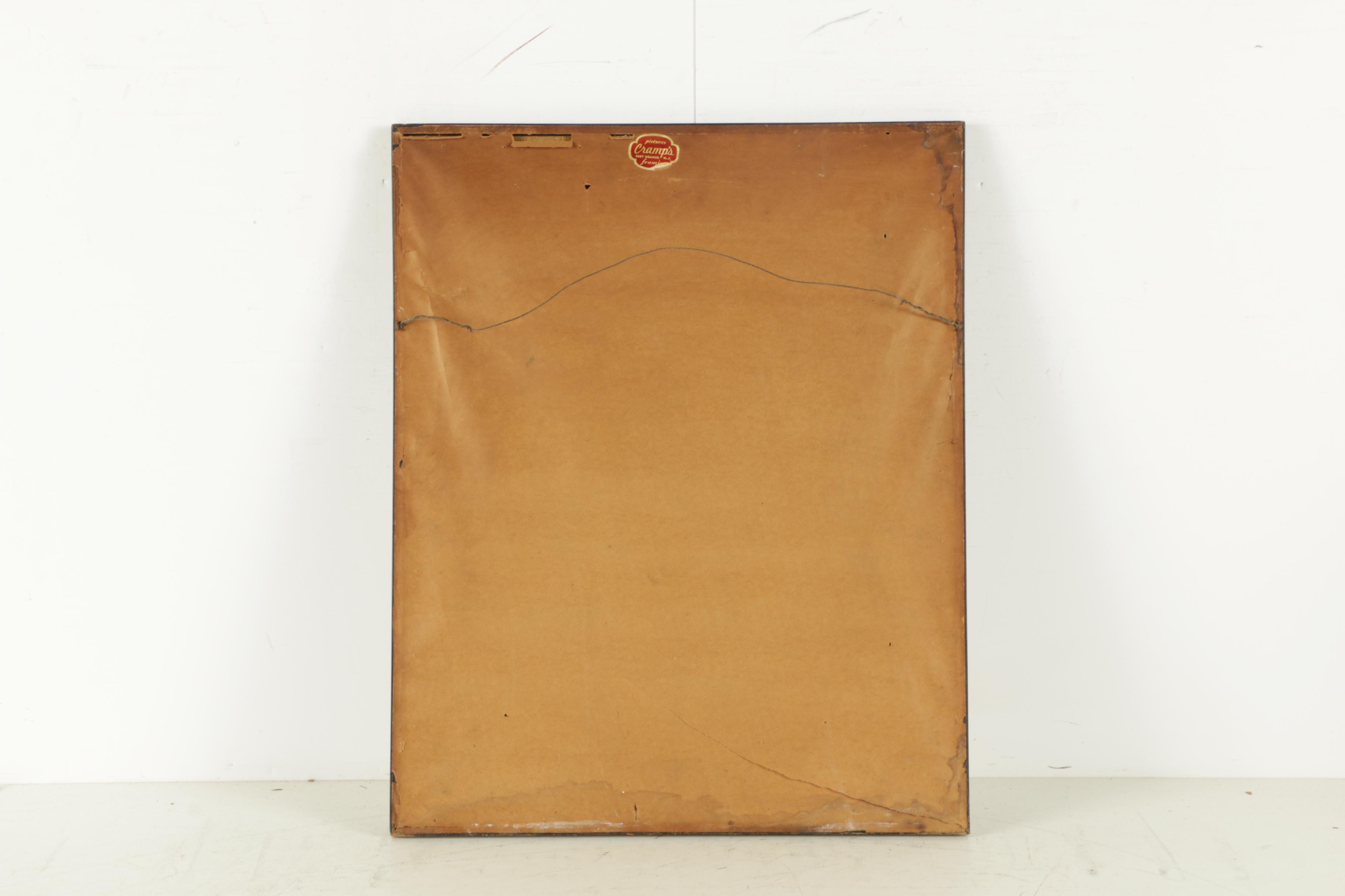 Drypoint Etching of Ships and Rowe Langston Ink Drawing