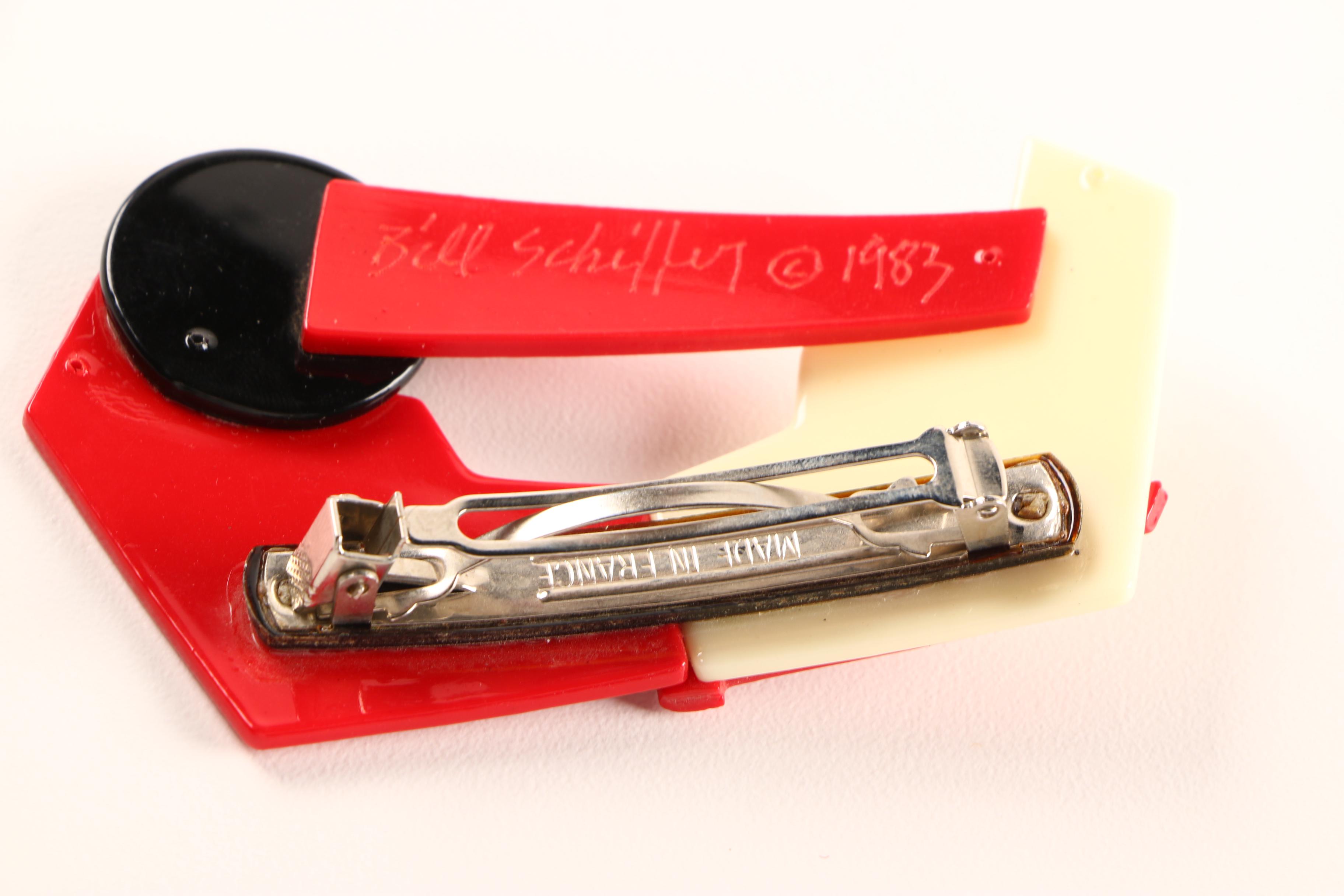 Bill Schiffer Geometric and Scotty Dog Hair Clips