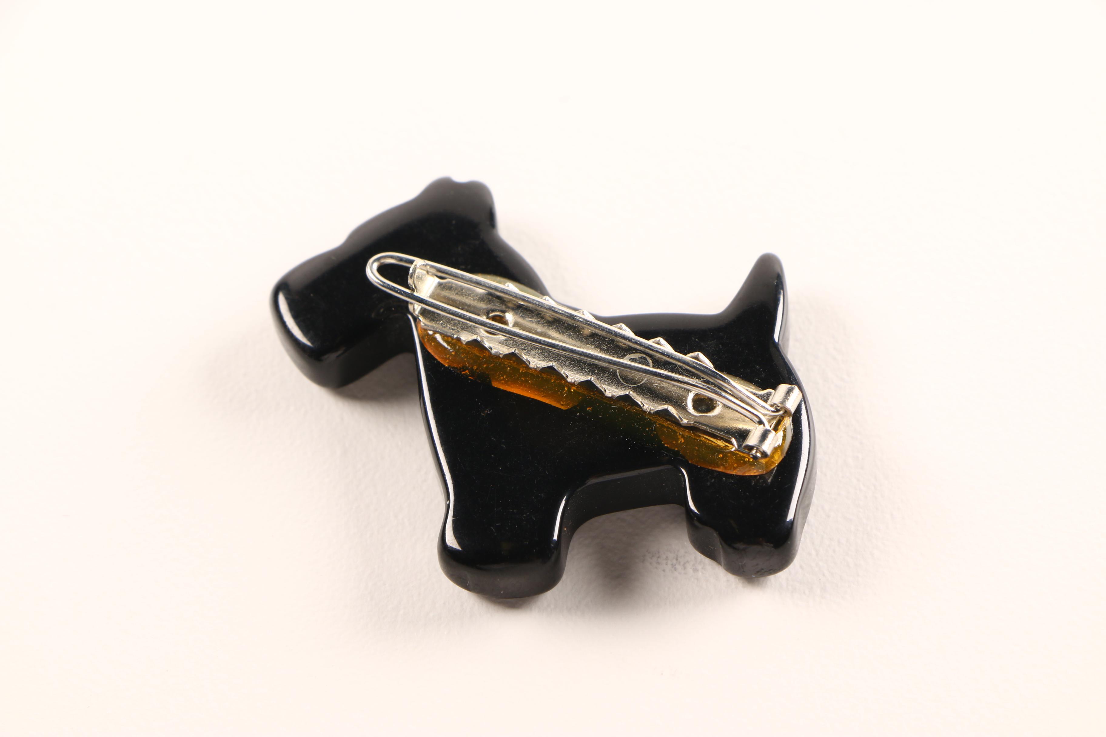 Bill Schiffer Geometric and Scotty Dog Hair Clips