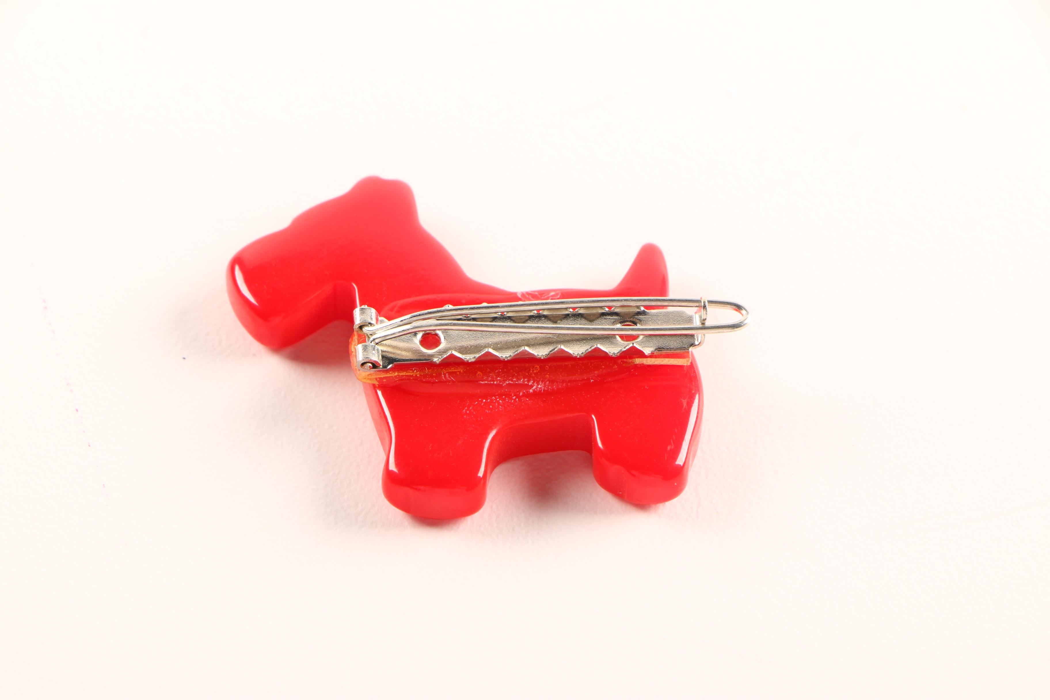 Bill Schiffer Geometric and Scotty Dog Hair Clips