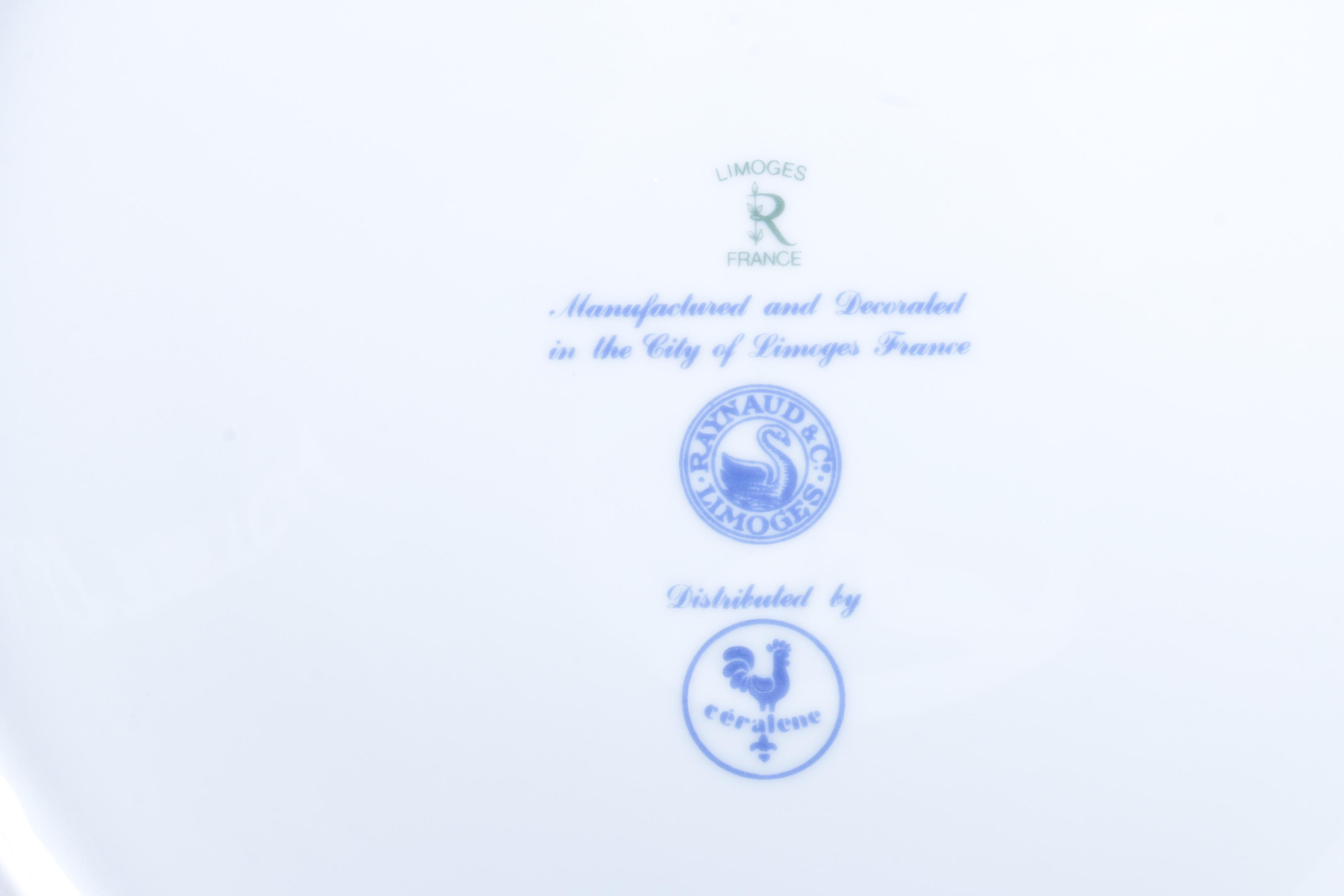 Raynaud & Co. Limoges Porcelain Plates