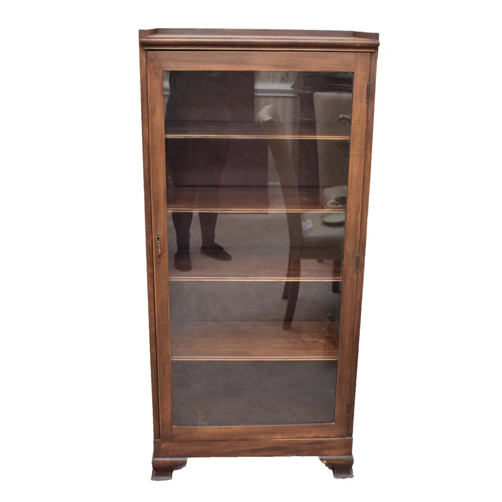 Vintage Mission Style Display Cabinet