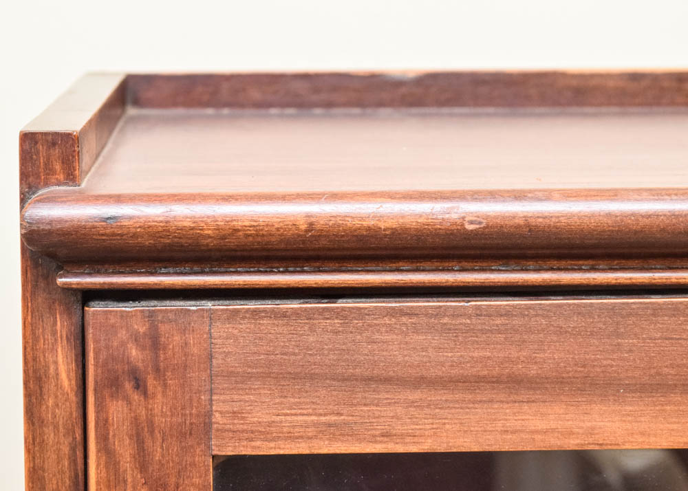 Vintage Mission Style Display Cabinet