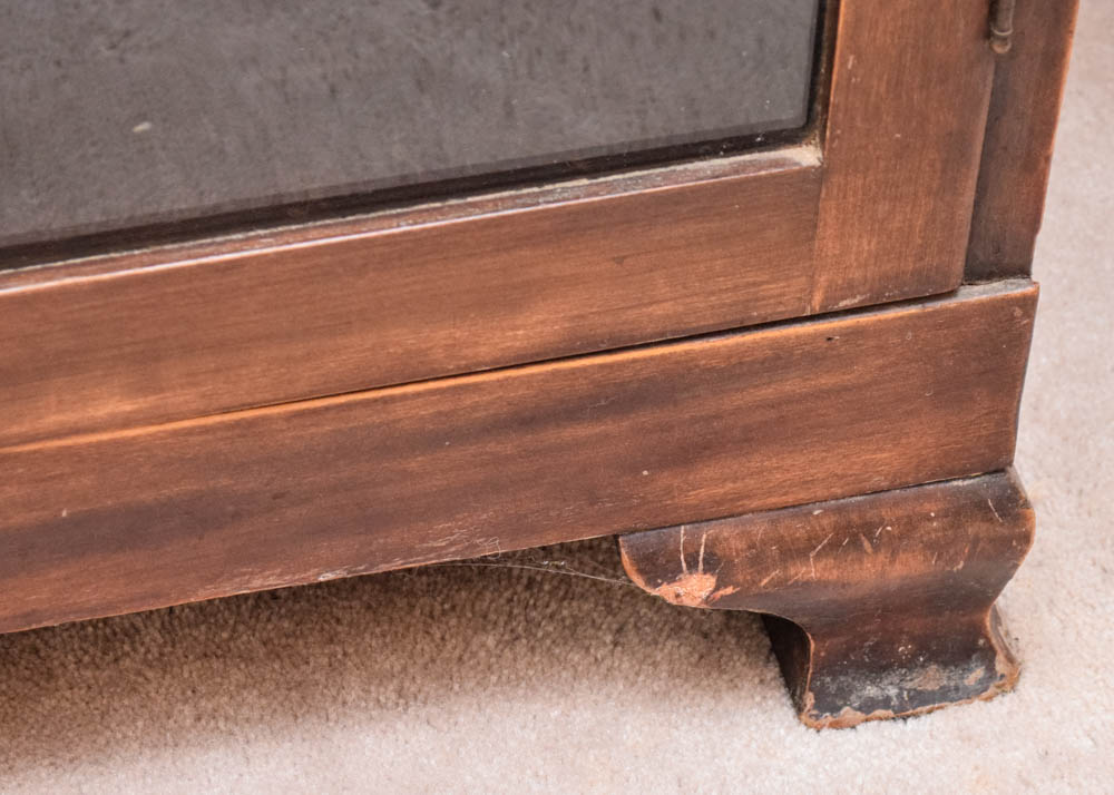 Vintage Mission Style Display Cabinet