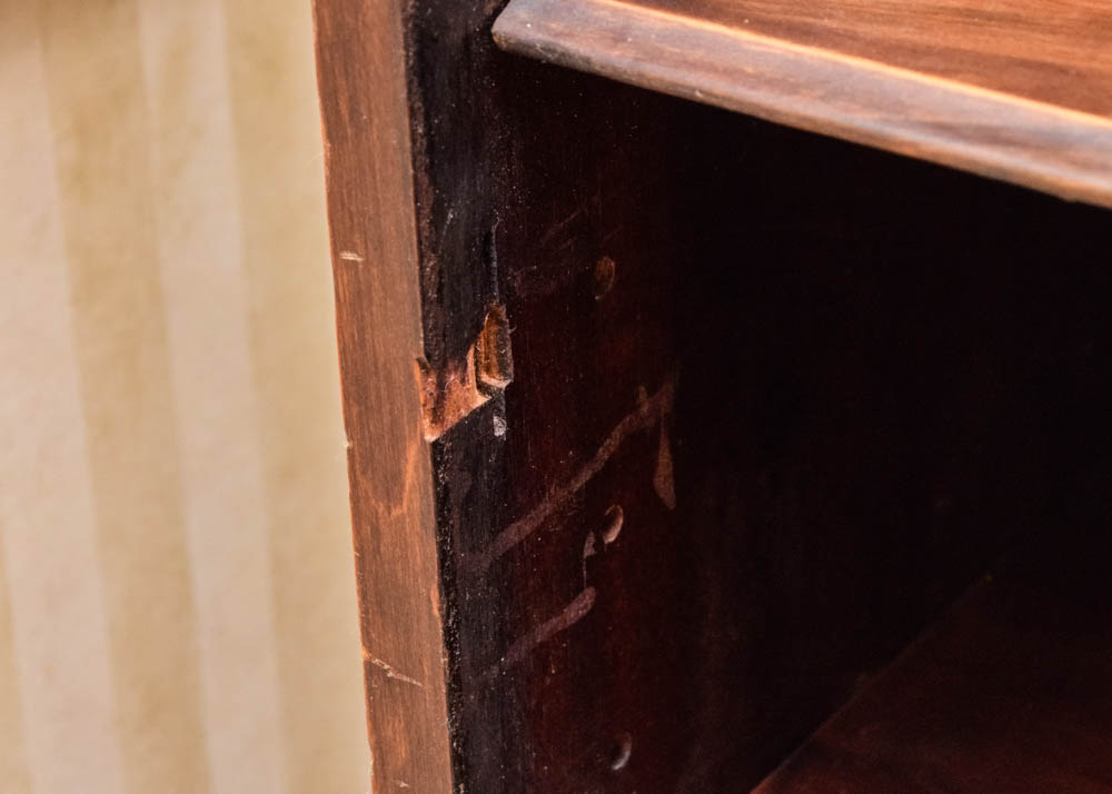 Vintage Mission Style Display Cabinet