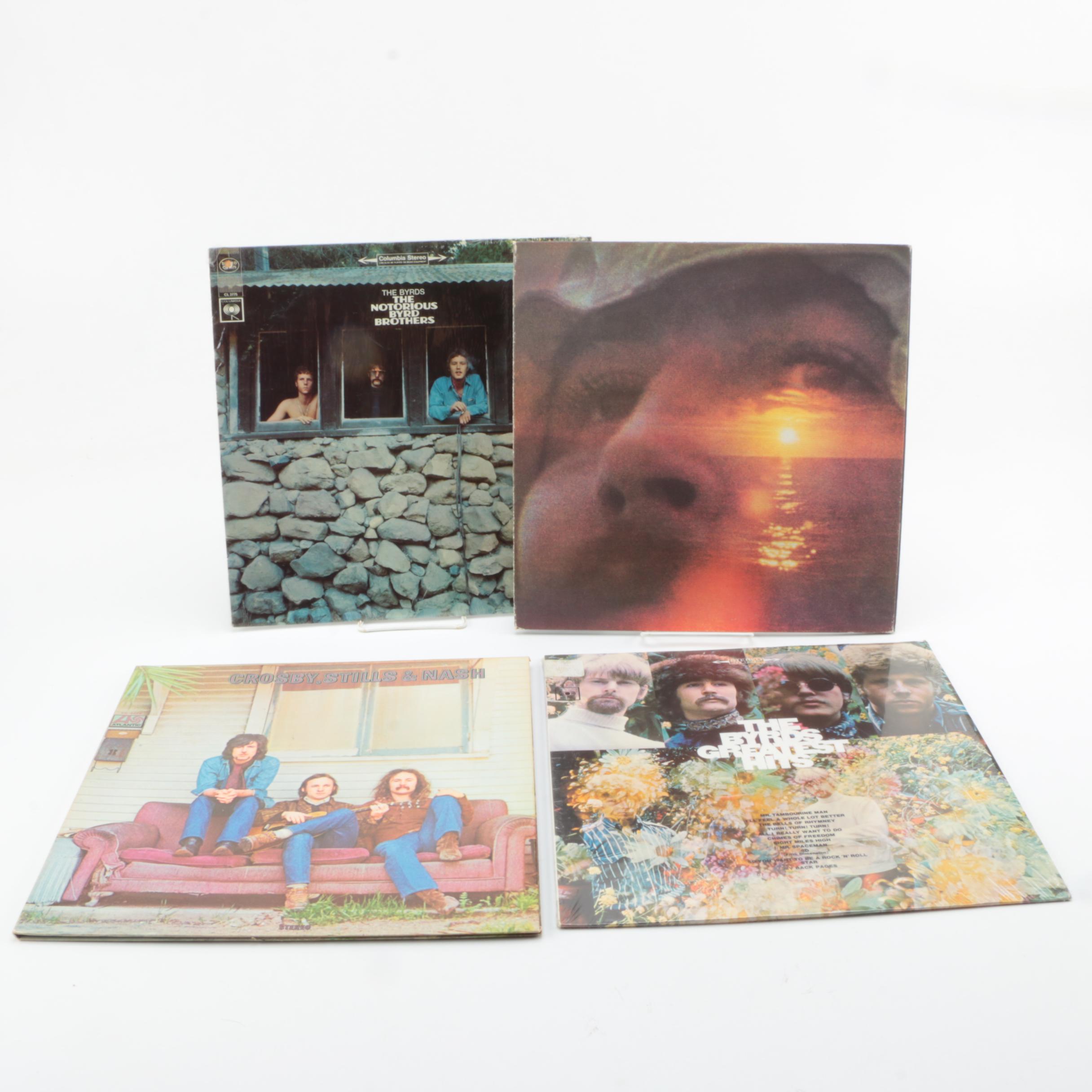 The Byrds and related LPs Including "Notorious Byrd Brothers" Promo